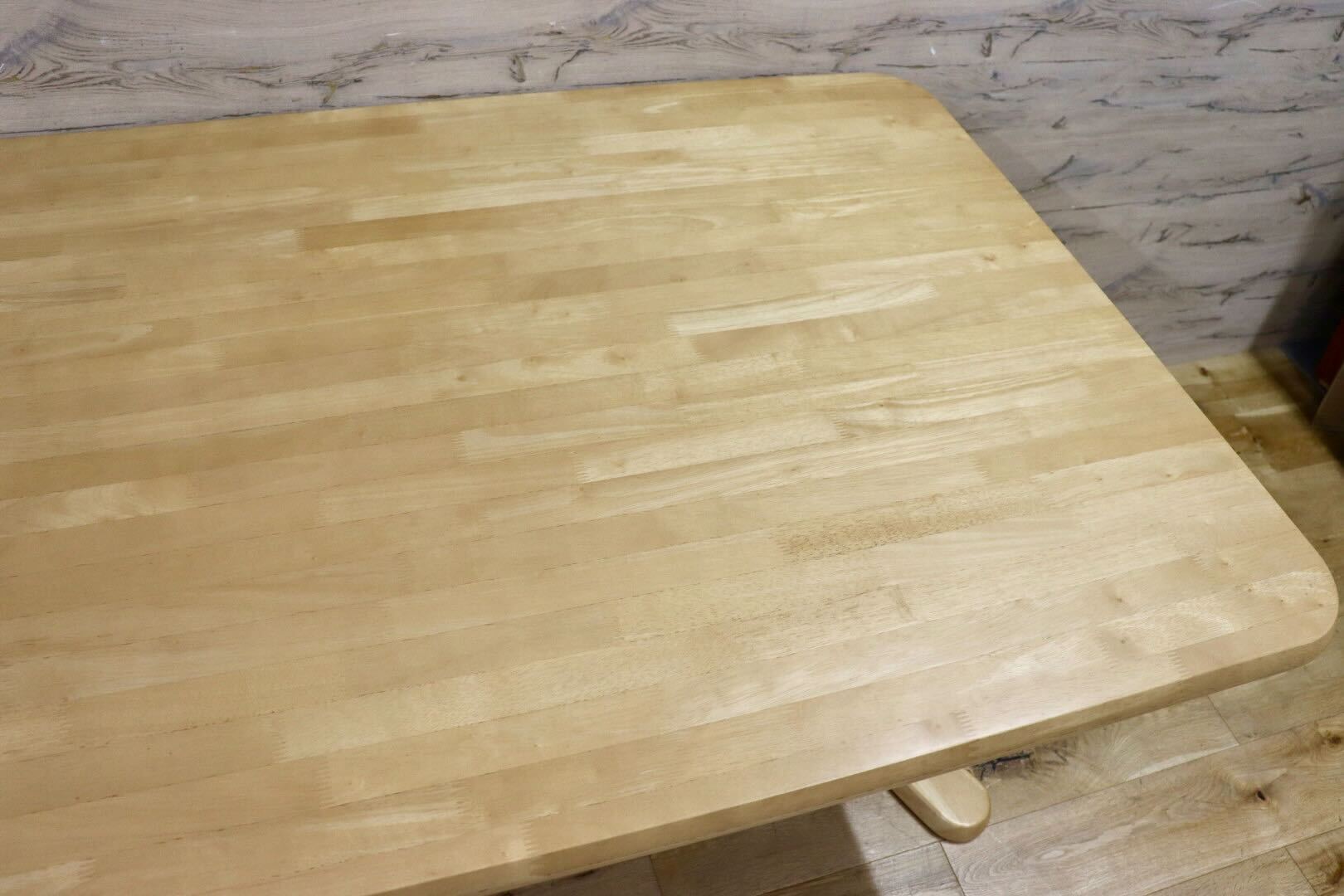 GMHS523○Direttore / ディレトーレ ダイニングテーブル 食卓テーブル 作業台 ナチュラル 北欧スタイル 机 カリモク 国産家具 展示品