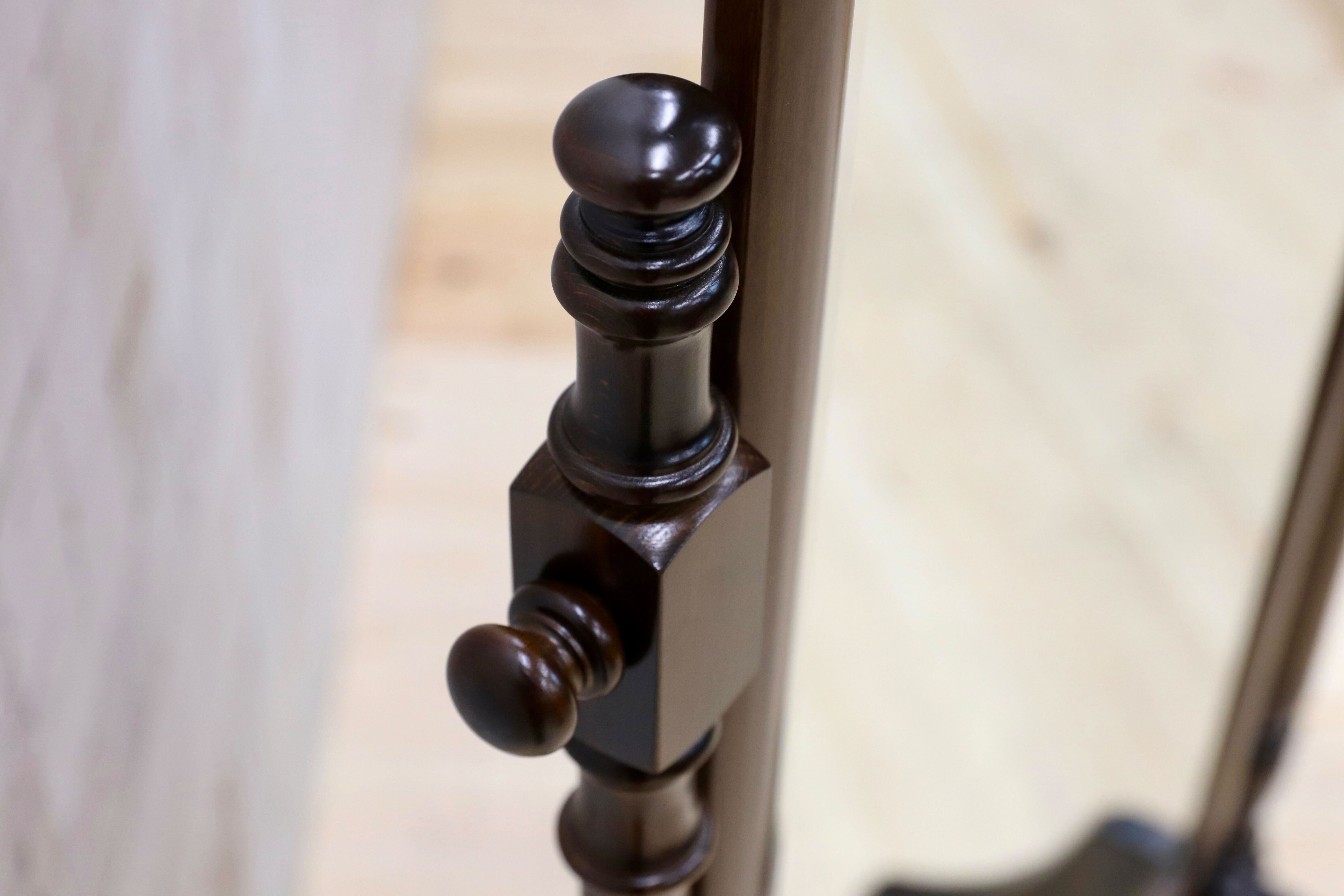 GMGT227○karimoku / カリモク コロニアル ミラー 姿見 全身鏡 スタンドミラー 店舗什器 定価8.7万 モデルルーム展示品