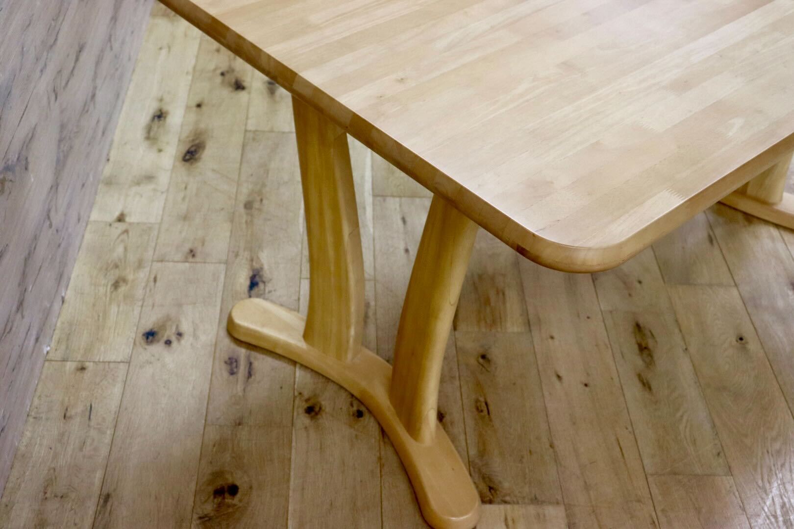 GMHS523○Direttore / ディレトーレ ダイニングテーブル 食卓テーブル 作業台 ナチュラル 北欧スタイル 机 カリモク 国産家具 展示品