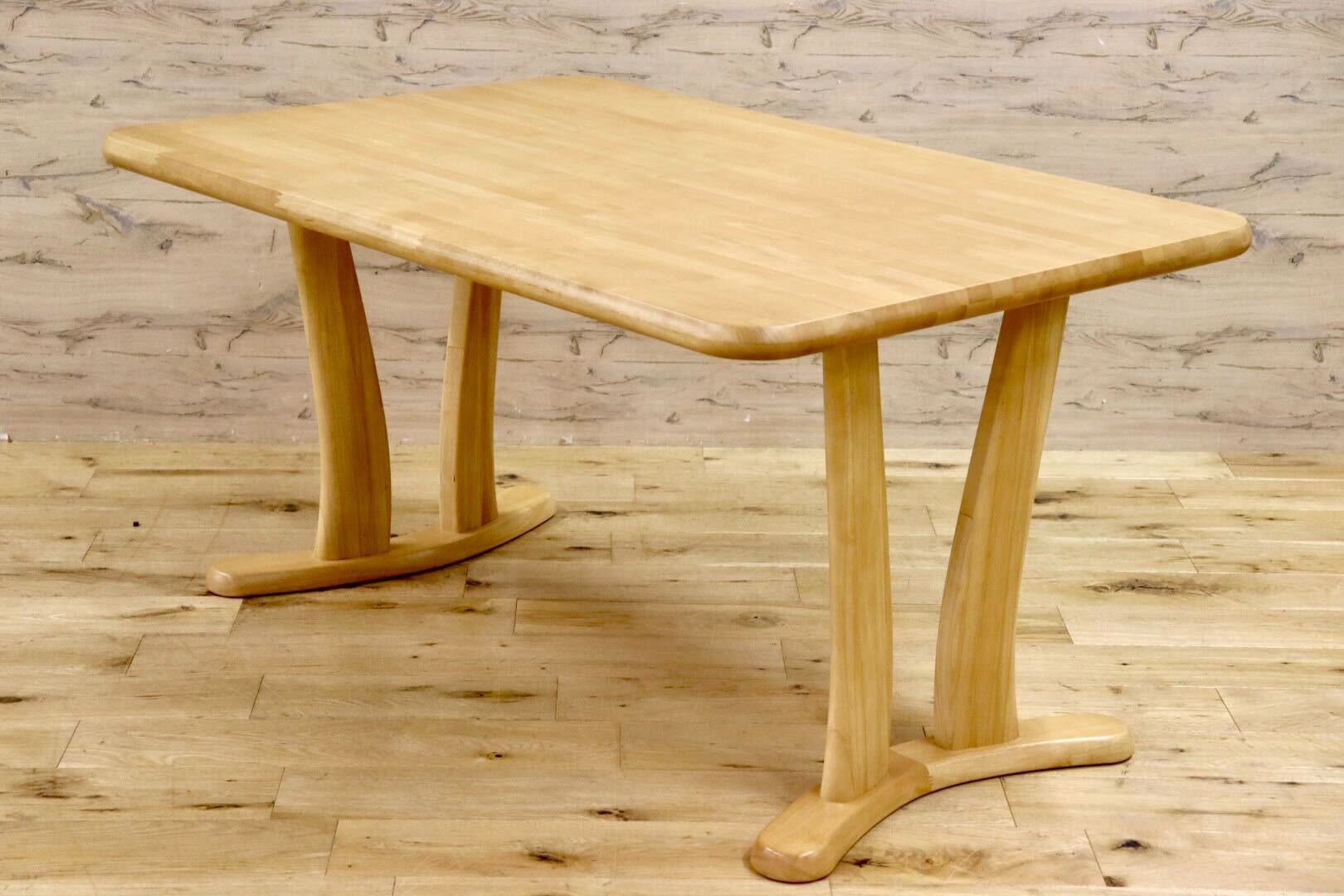GMHS523○Direttore / ディレトーレ ダイニングテーブル 食卓テーブル 作業台 ナチュラル 北欧スタイル 机 カリモク 国産家具 展示品