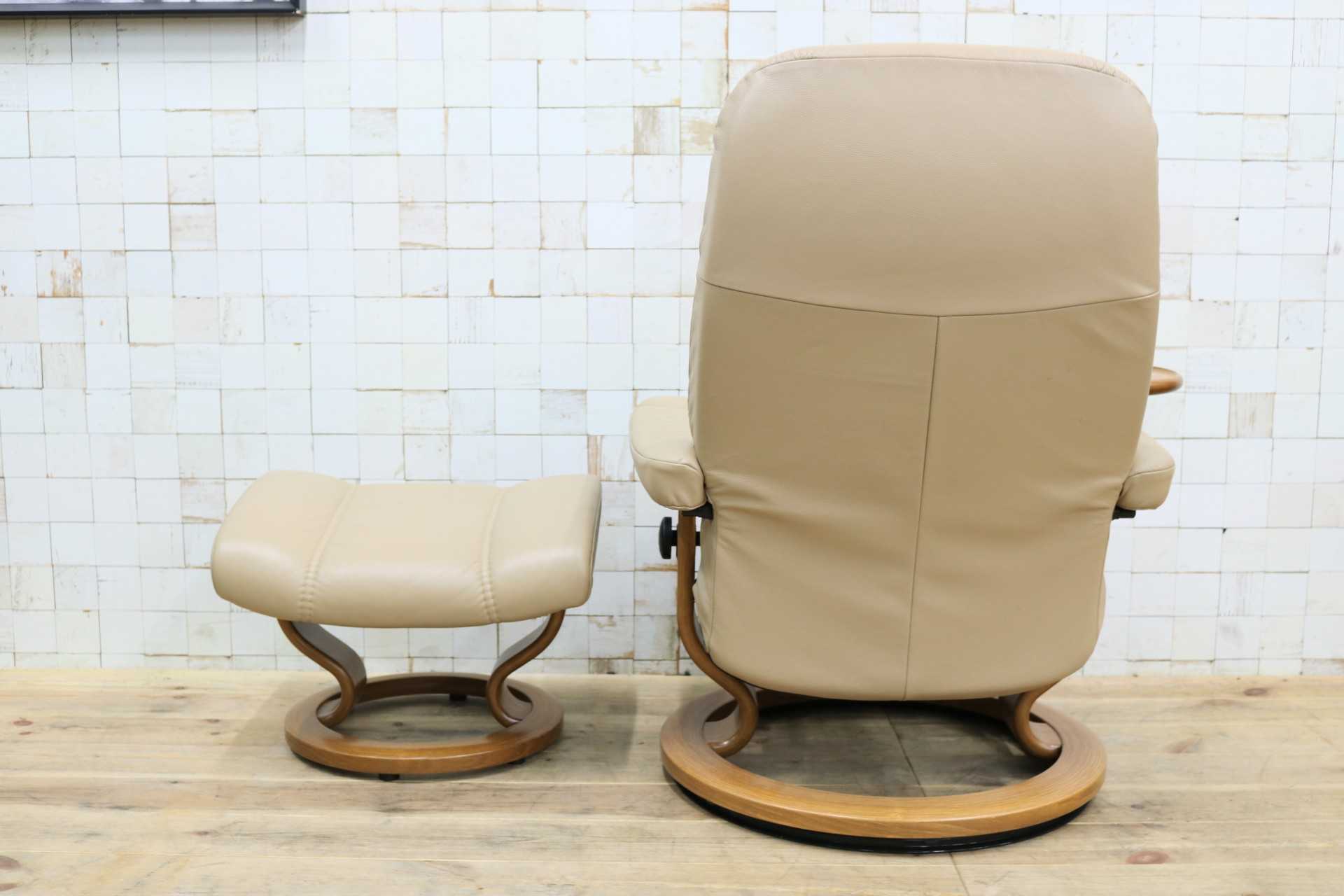GMIS477○EKORNES / エコーネス コンサル ストレスレス リクライニングチェア シングルソファ パーソナルチェア 北欧 本革 ノルウェー