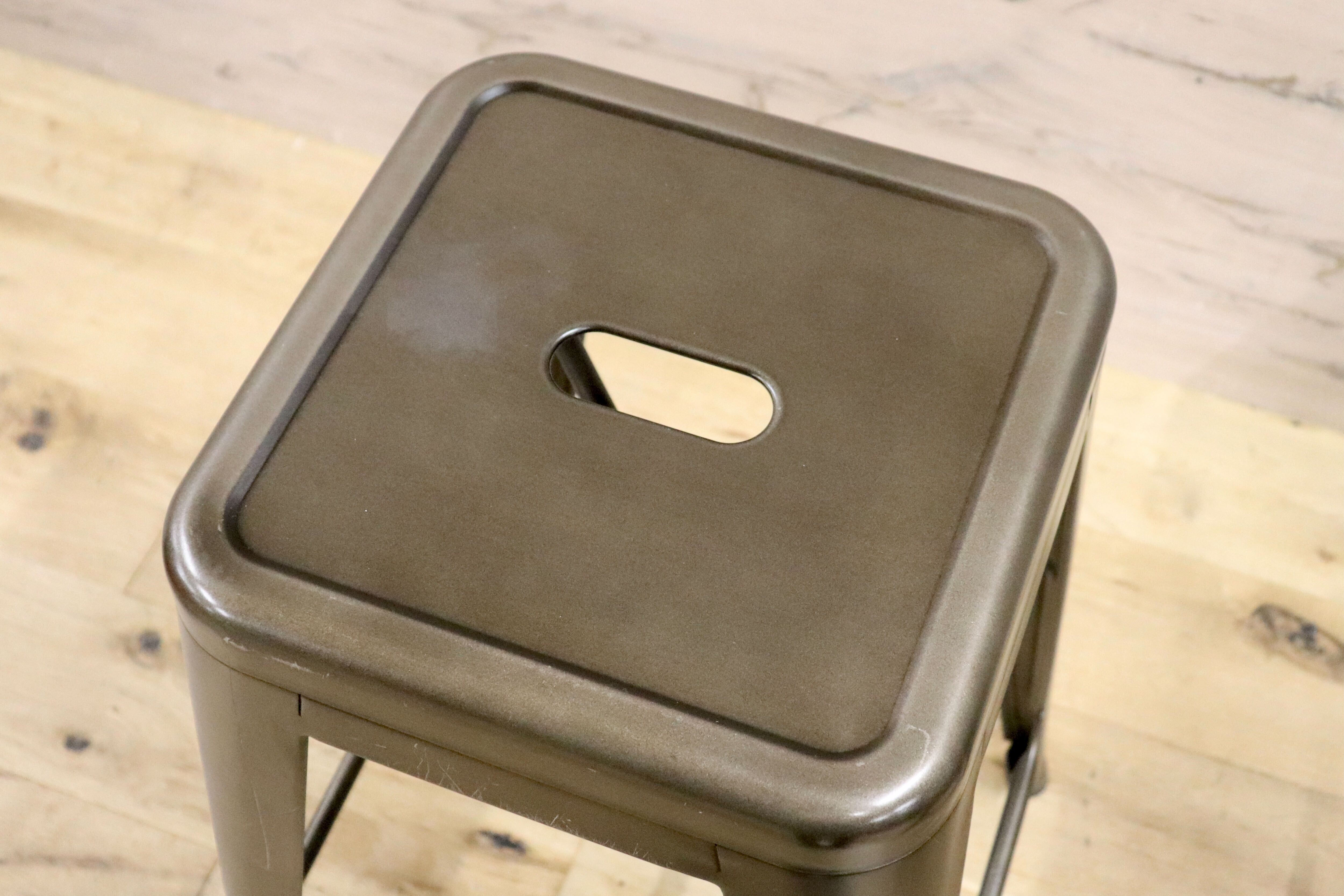 GMHN111B○Knot antiques / ノットアンティークス CRASH GATE クラッシュゲート ブリックチェア スツール 2脚セット スタッキング 関家具