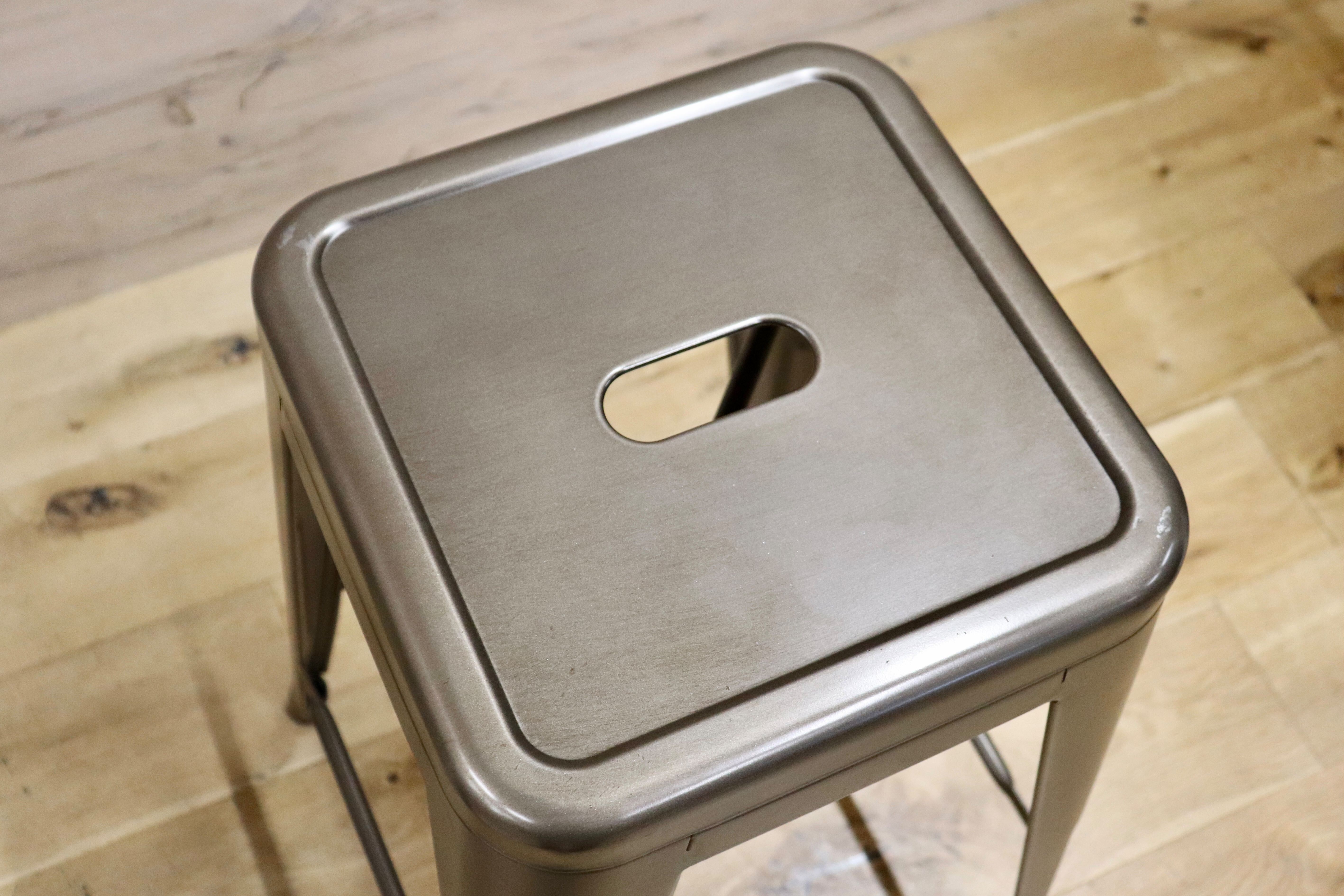 GMHN111B○Knot antiques / ノットアンティークス CRASH GATE クラッシュゲート ブリックチェア スツール 2脚セット スタッキング 関家具