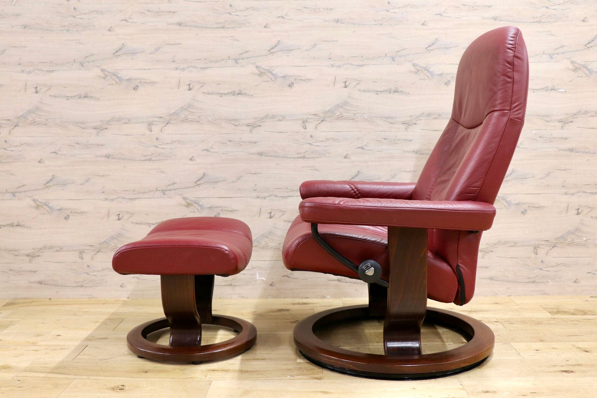 GMJS311○EKORNES / エコーネス Stressless ストレスレスチェア コンサル M オットマン 本革 リクライニングチェア ノルウェー 北欧家具