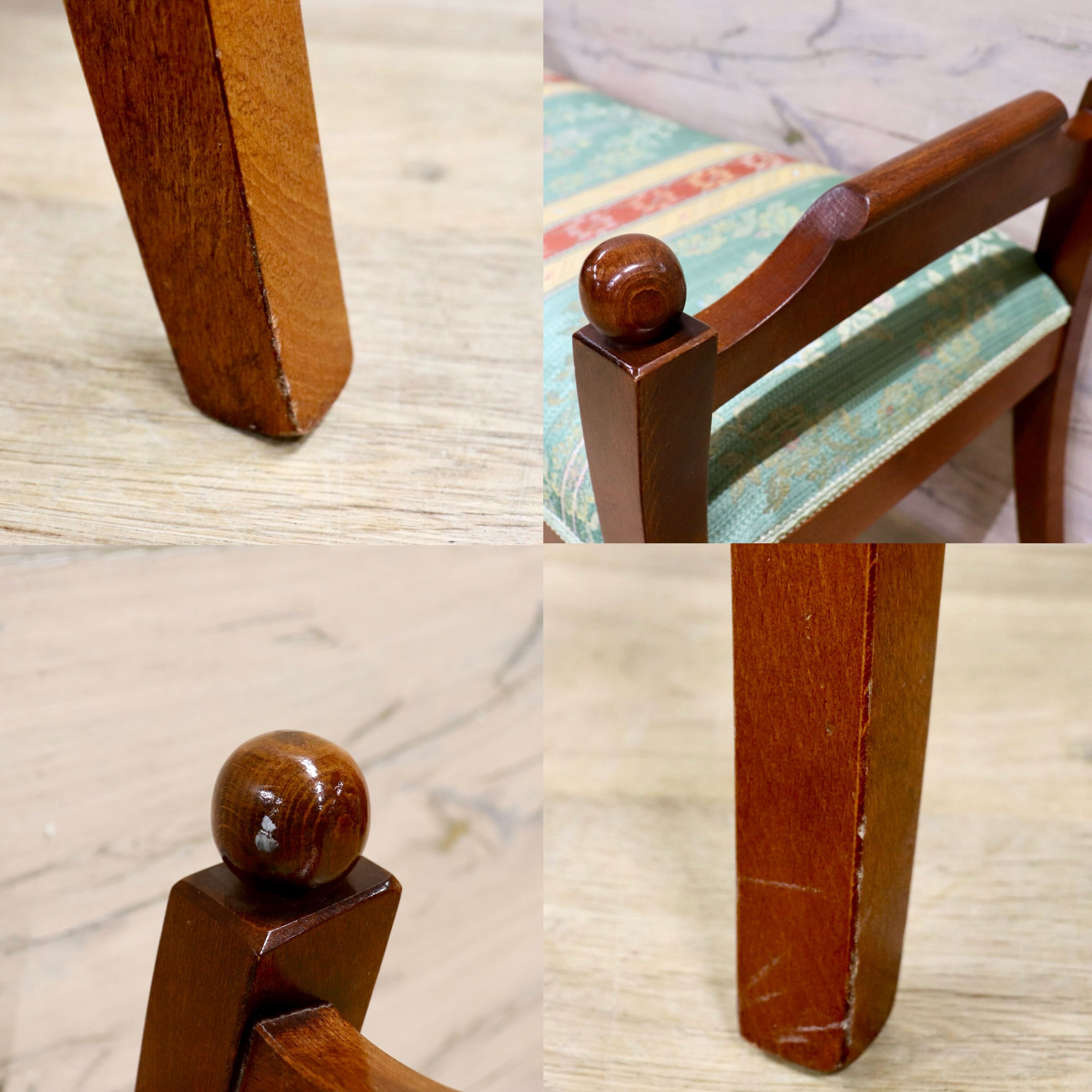 GMIH330○西洋 アンティーク スツール チェア 椅子 腰掛け ファブリック ヨーロピアン クラシック エレガント 展示品