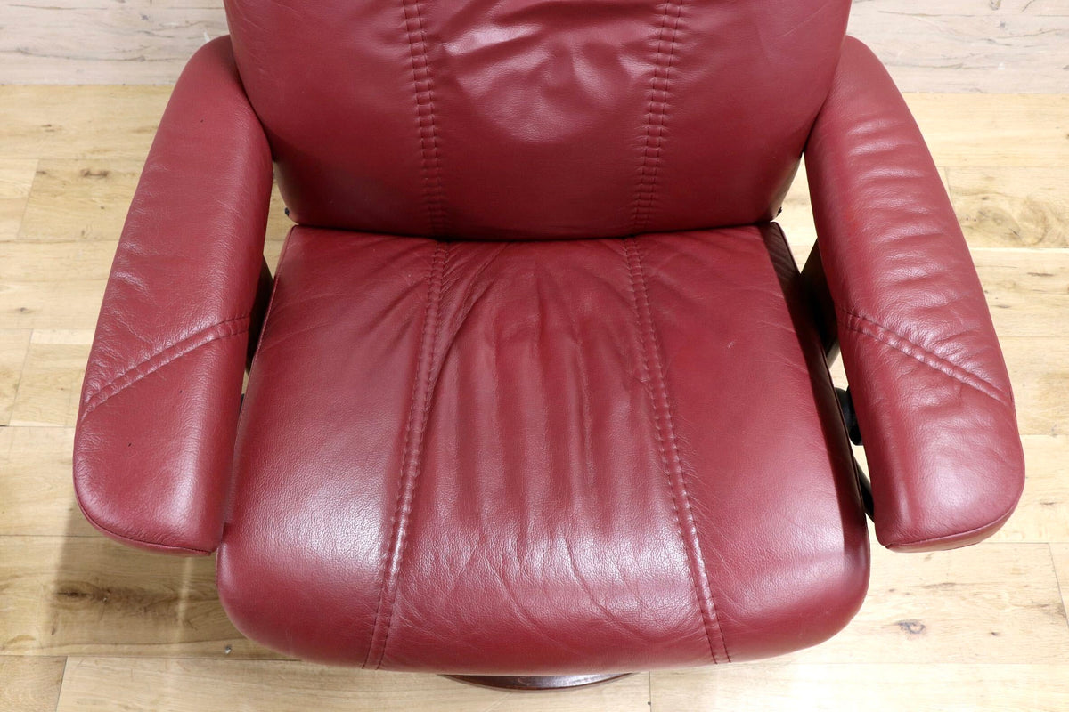 GMJS311○EKORNES / エコーネス Stressless ストレスレスチェア コンサル M オットマン 本革 リクライニングチェア ノルウェー 北欧家具