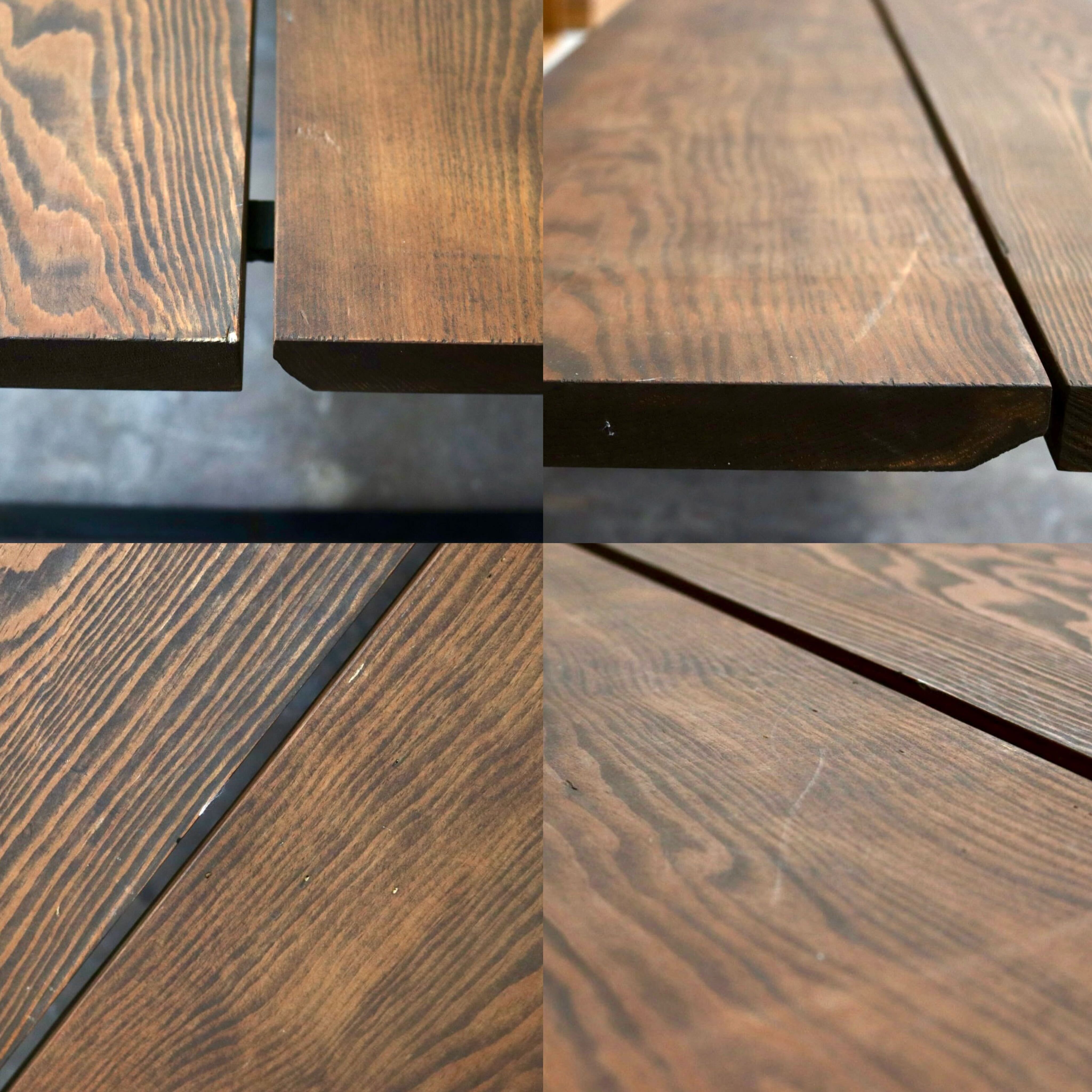 GMIH427C○センターテーブル 長椅子 ベンチ チェア 花台 机 ローテーブル 無垢材 インダストリアル ヴィンテージ