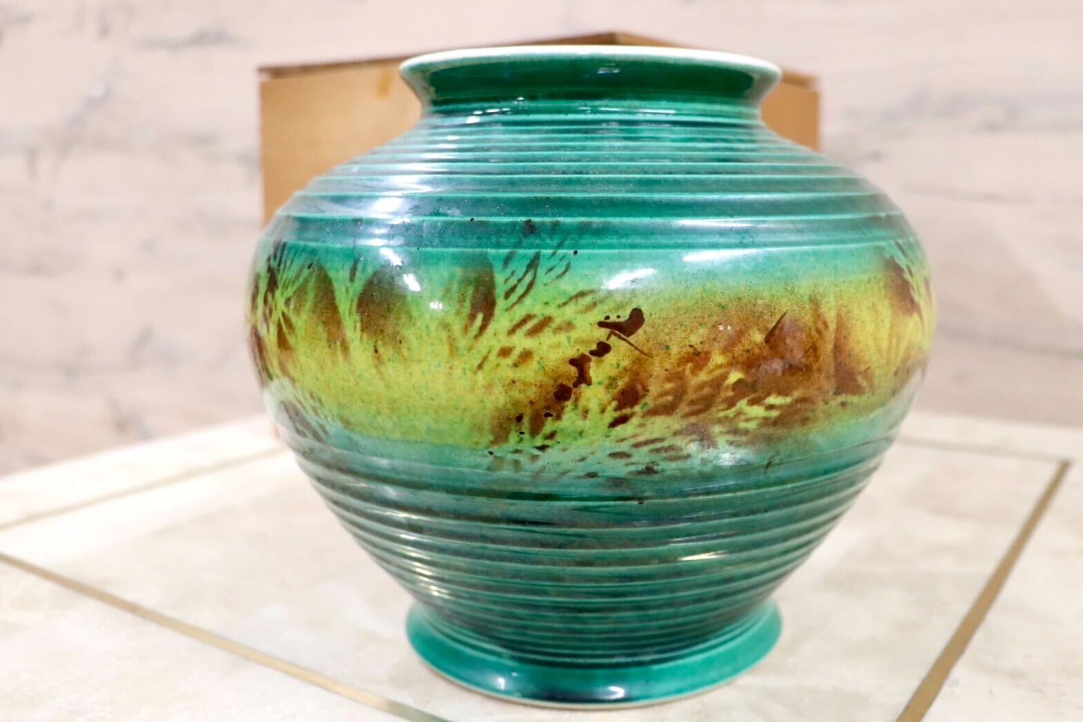 GMGS272○作家物 花瓶 花器 花入 フラワーベース 壺 インテリア 花生