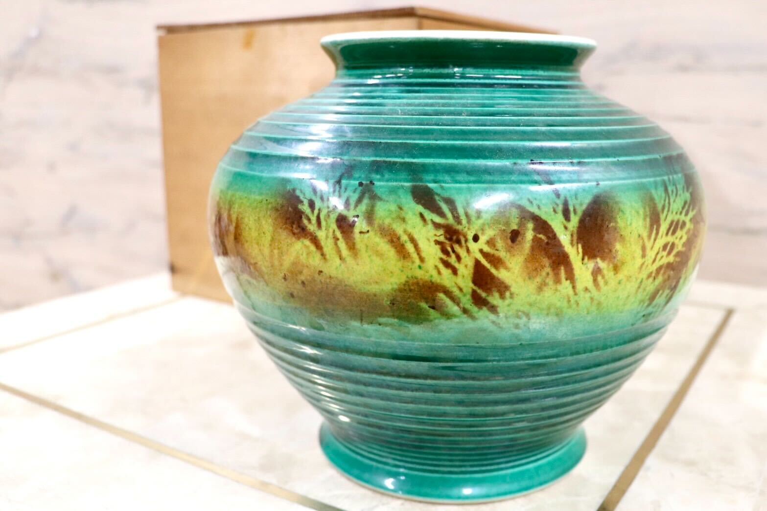 GMGS272○作家物 花瓶 花器 花入 フラワーベース 壺 インテリア 花生