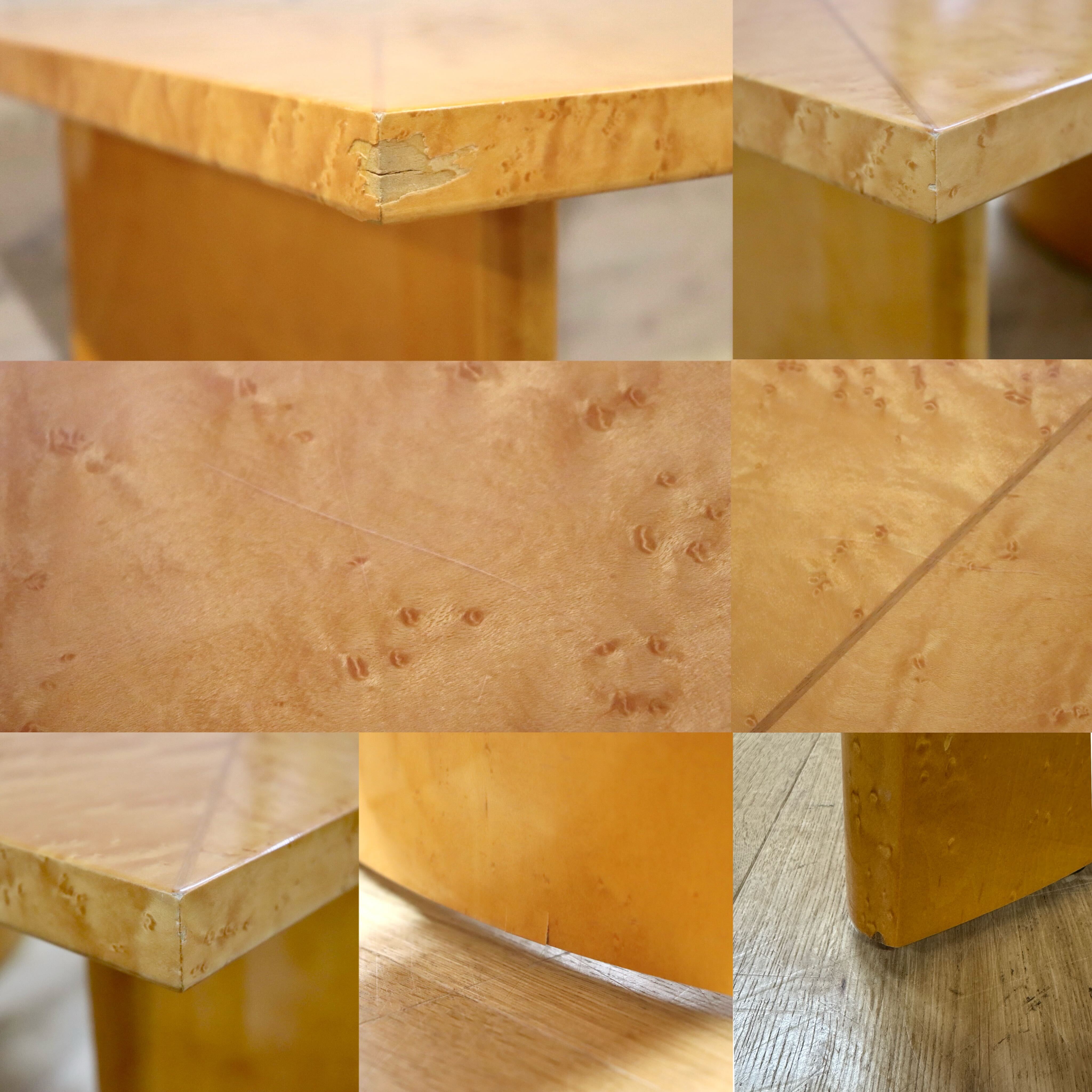 GMHN206A○IDC大塚家具 スプレンダー センターテーブル リビングテーブル バーズアイメープル 応接 最高級 エレガント モデルルーム展示品