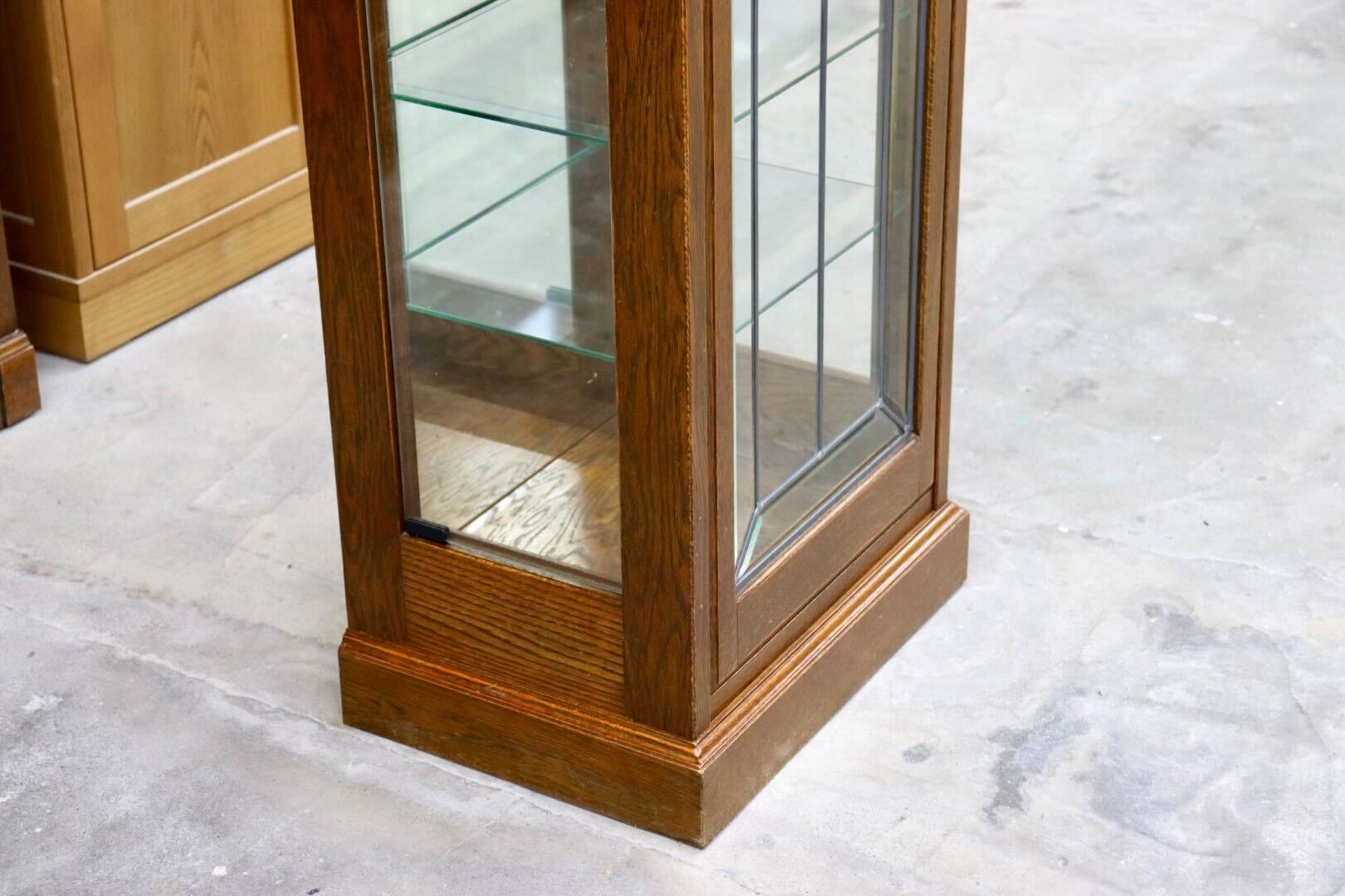 GMIK11○三越家具 Brugge ブルージュ キュリオケース 飾り棚 ショーケース キャビネット カントリーハウス クラシック 英国カントリー