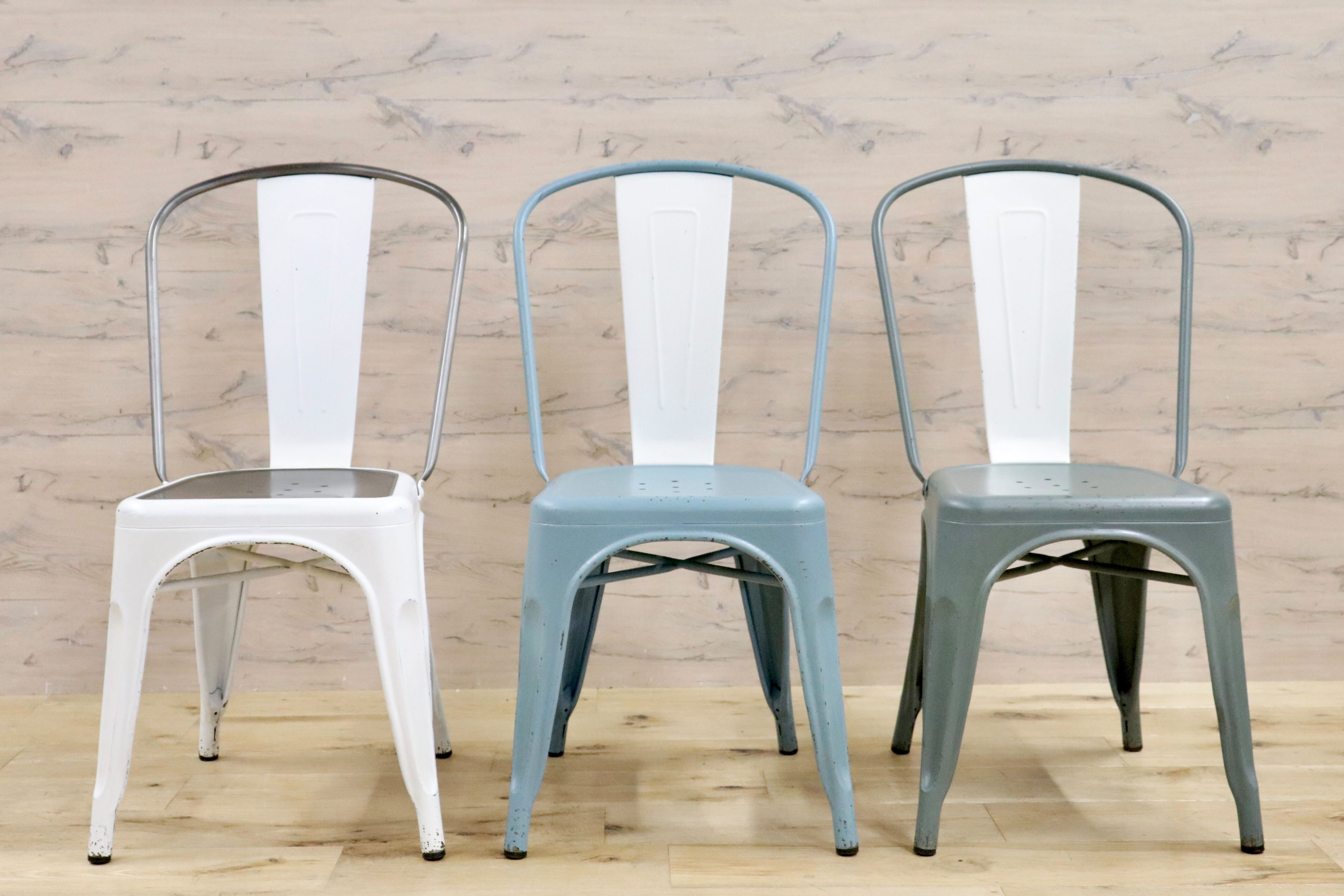 GMHN110B○CRASH GATE / クラッシュゲート GREG グレッグ ダイニングチェア 椅子 3脚セット スタッキング インダストリアル 関家具