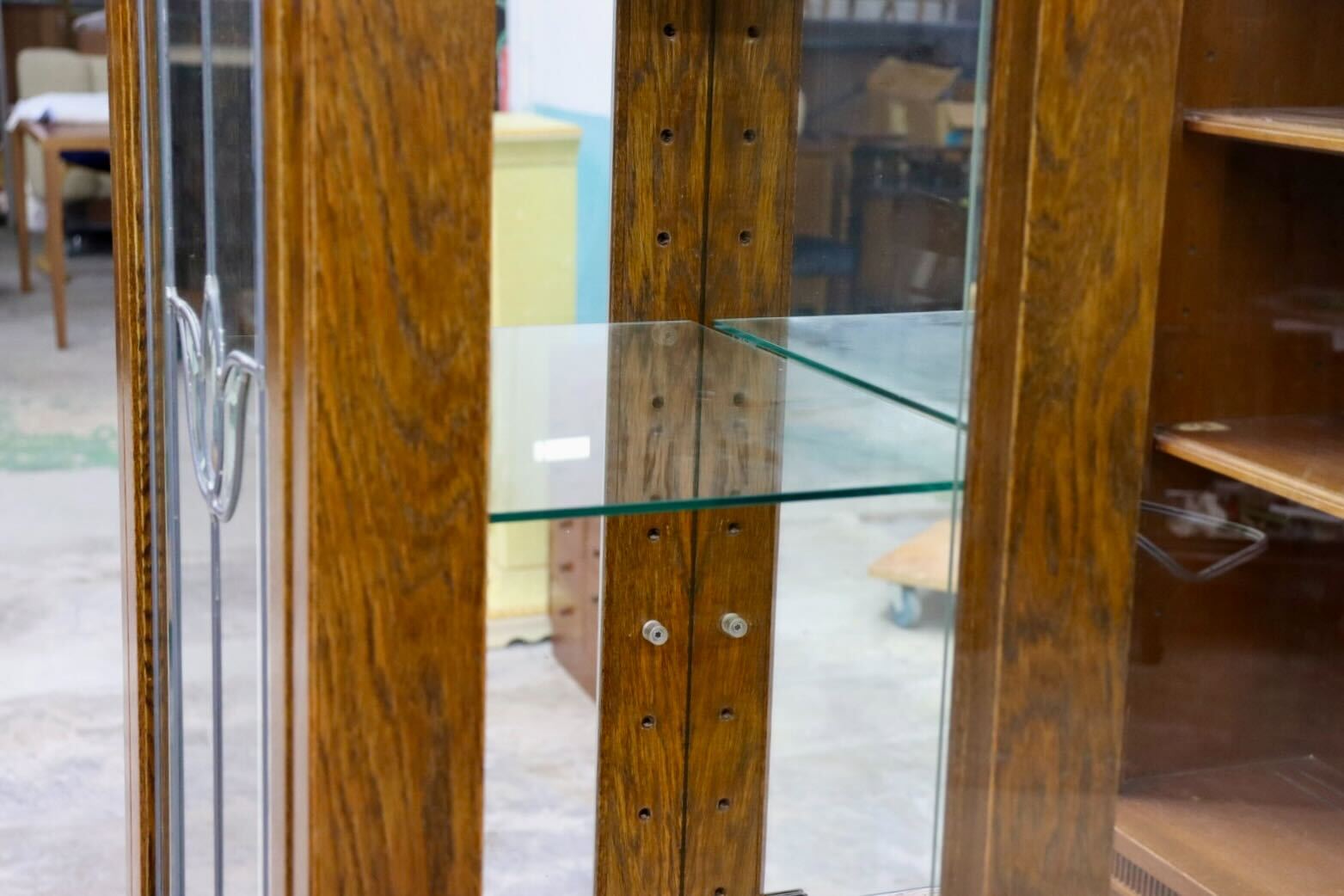 GMIK11○三越家具 Brugge ブルージュ キュリオケース 飾り棚 ショーケース キャビネット カントリーハウス クラシック 英国カントリー