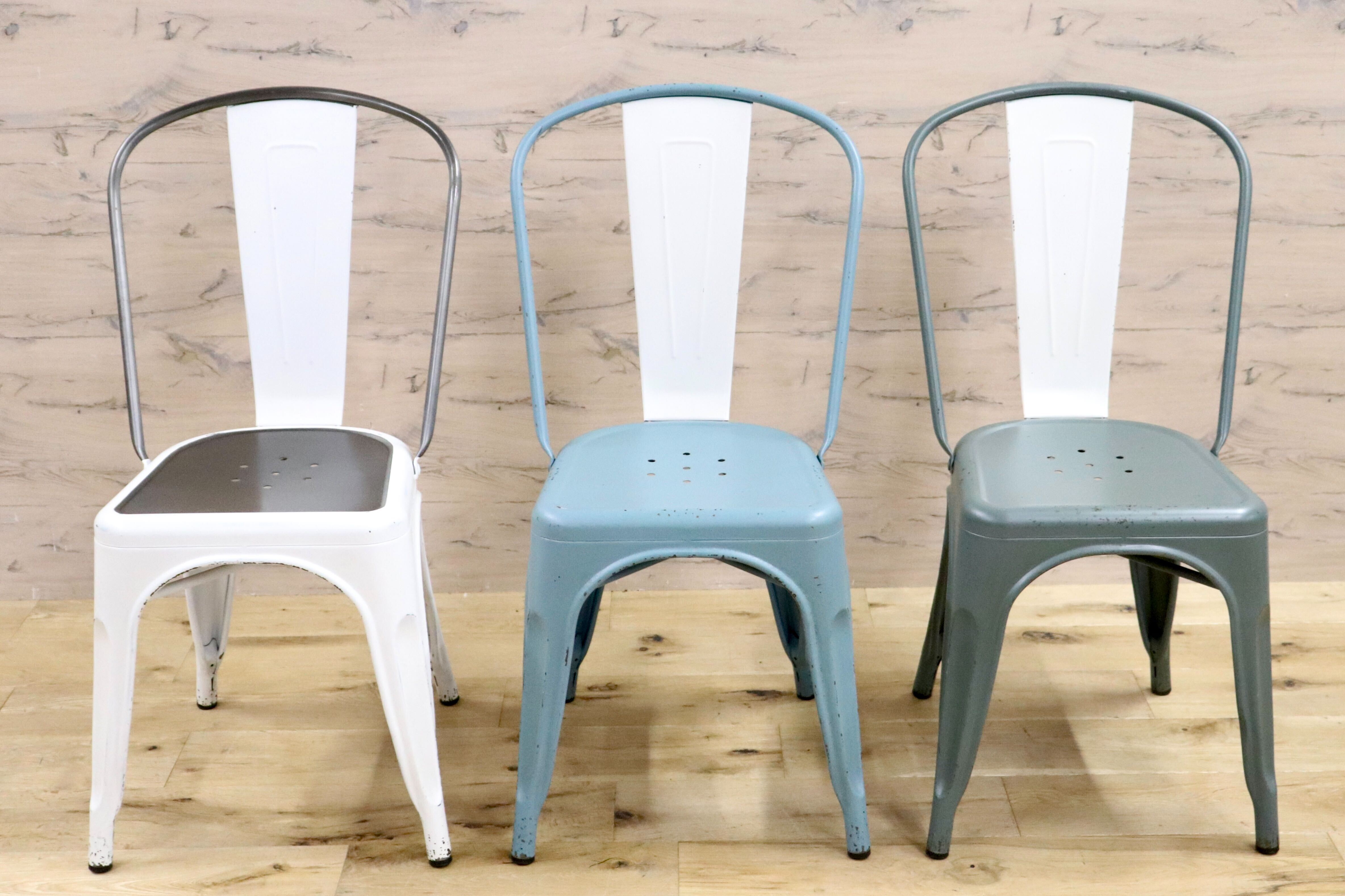 GMHN110B○CRASH GATE / クラッシュゲート GREG グレッグ ダイニングチェア 椅子 3脚セット スタッキング インダストリアル 関家具