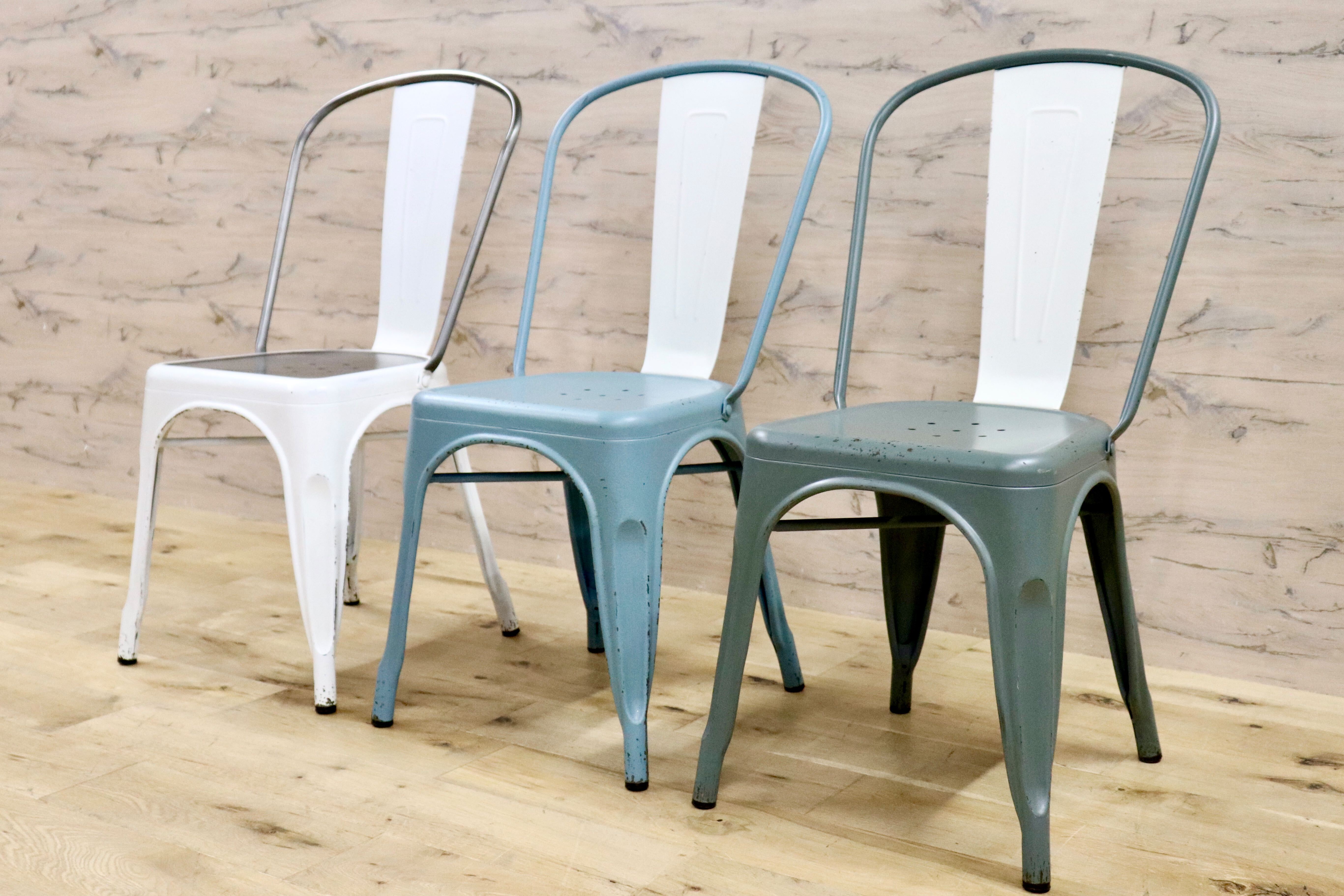 GMHN110B○CRASH GATE / クラッシュゲート GREG グレッグ ダイニングチェア 椅子 3脚セット スタッキング インダストリアル 関家具