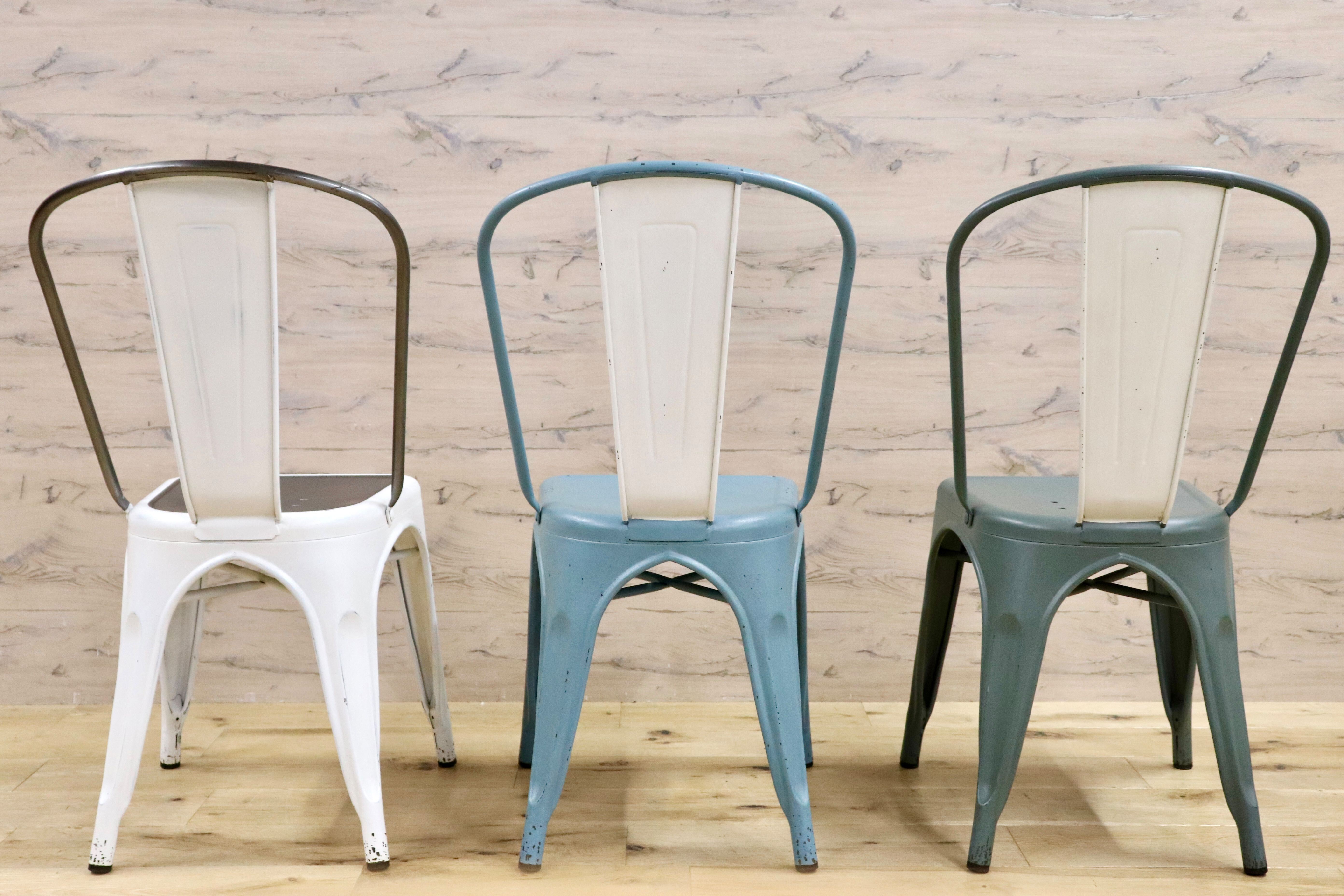 GMHN110B○CRASH GATE / クラッシュゲート GREG グレッグ ダイニングチェア 椅子 3脚セット スタッキング インダストリアル 関家具