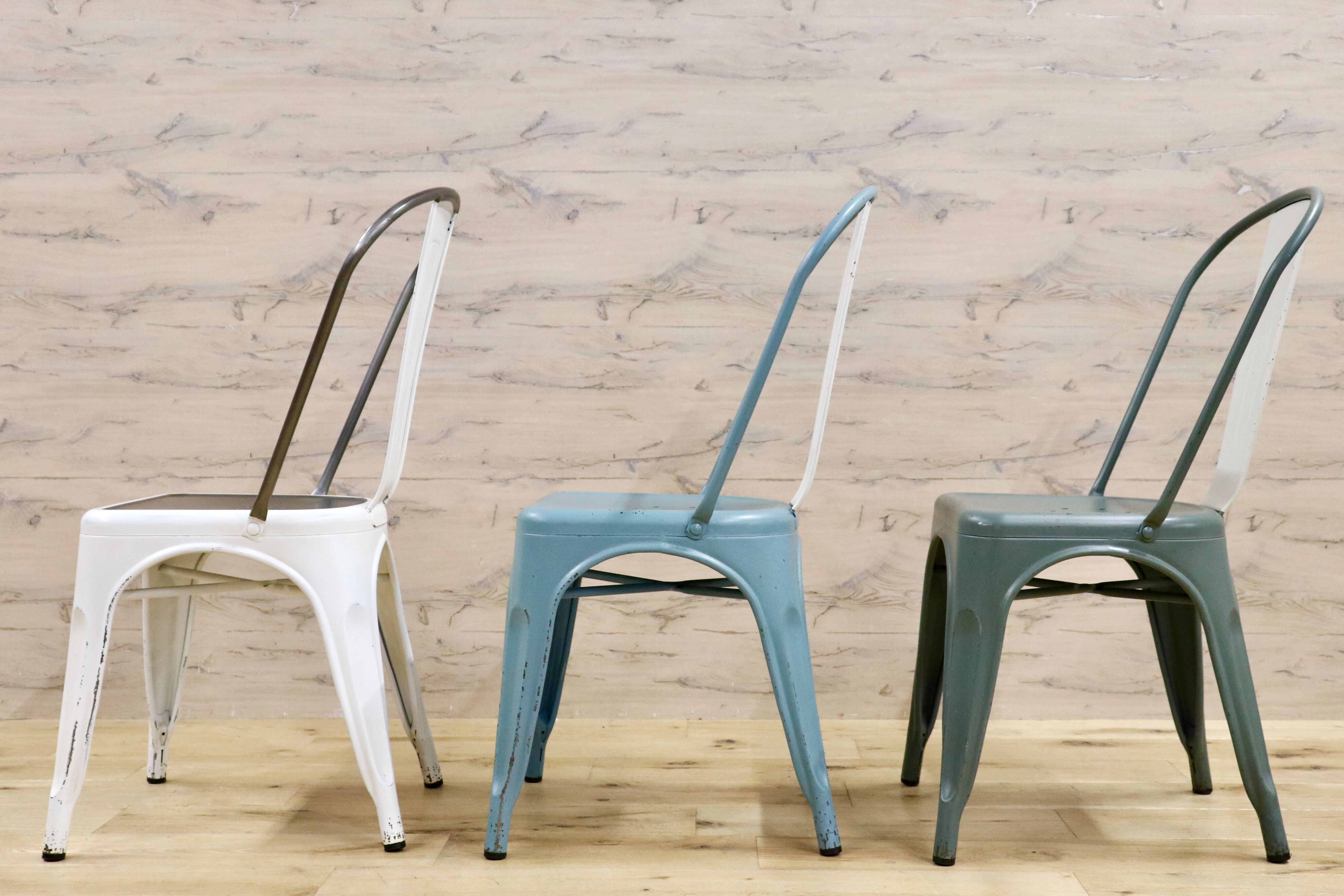 GMHN110B○CRASH GATE / クラッシュゲート GREG グレッグ ダイニングチェア 椅子 3脚セット スタッキング インダストリアル 関家具