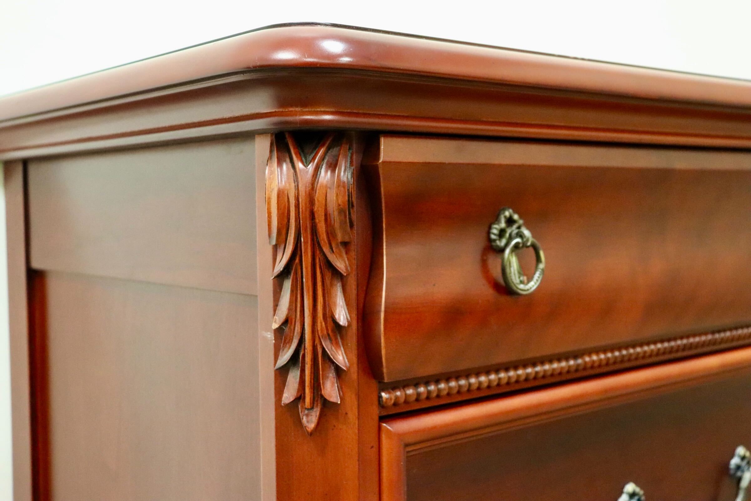 GMGS234○Lynn Hollyn / リンホーリン サイドボード リビングボード 3段チェスト 収納家具 エレガント クラシック IDC大塚家具 定価約18万