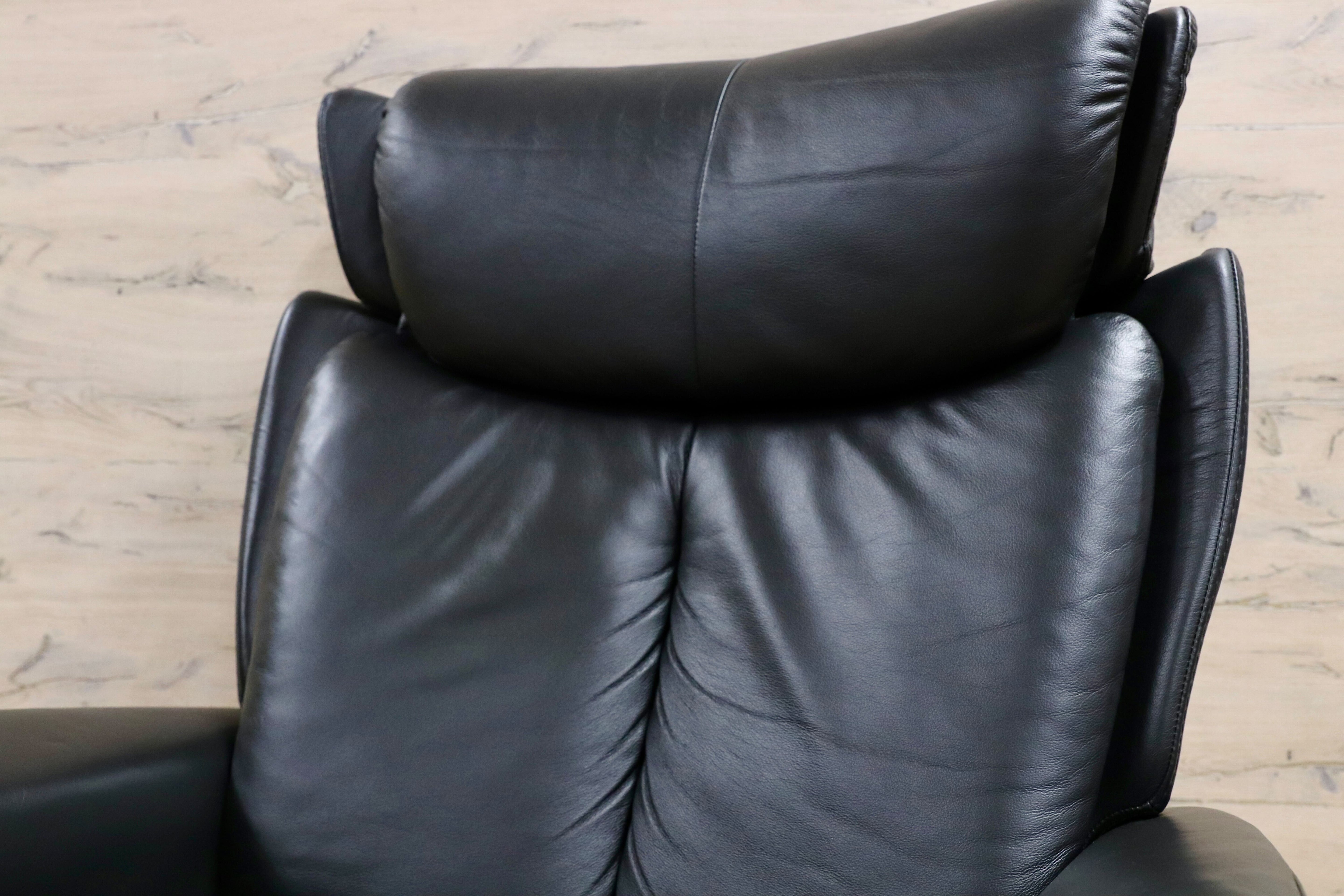 GMHS314○EKORNES / エコーネス ストレスレス Magic マジック 黒 本革 北欧 ノルウェー リクライニングチェア 最高級 椅子