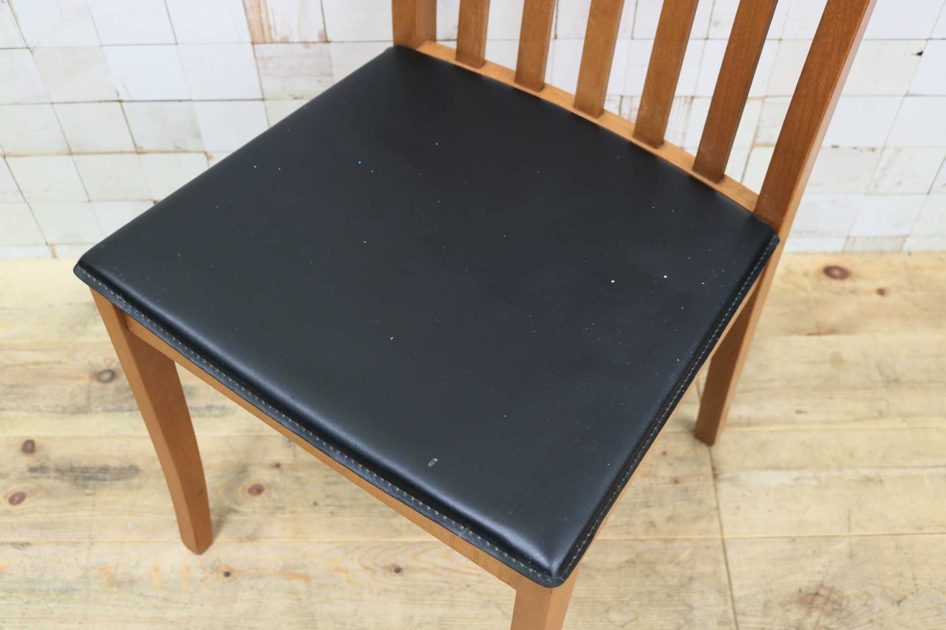 GMHS116A◯Calligaris / カリガリス ダイニングチェア アームレスチェア 食卓椅子 椅子 レザー イタリア ヴィンテージ