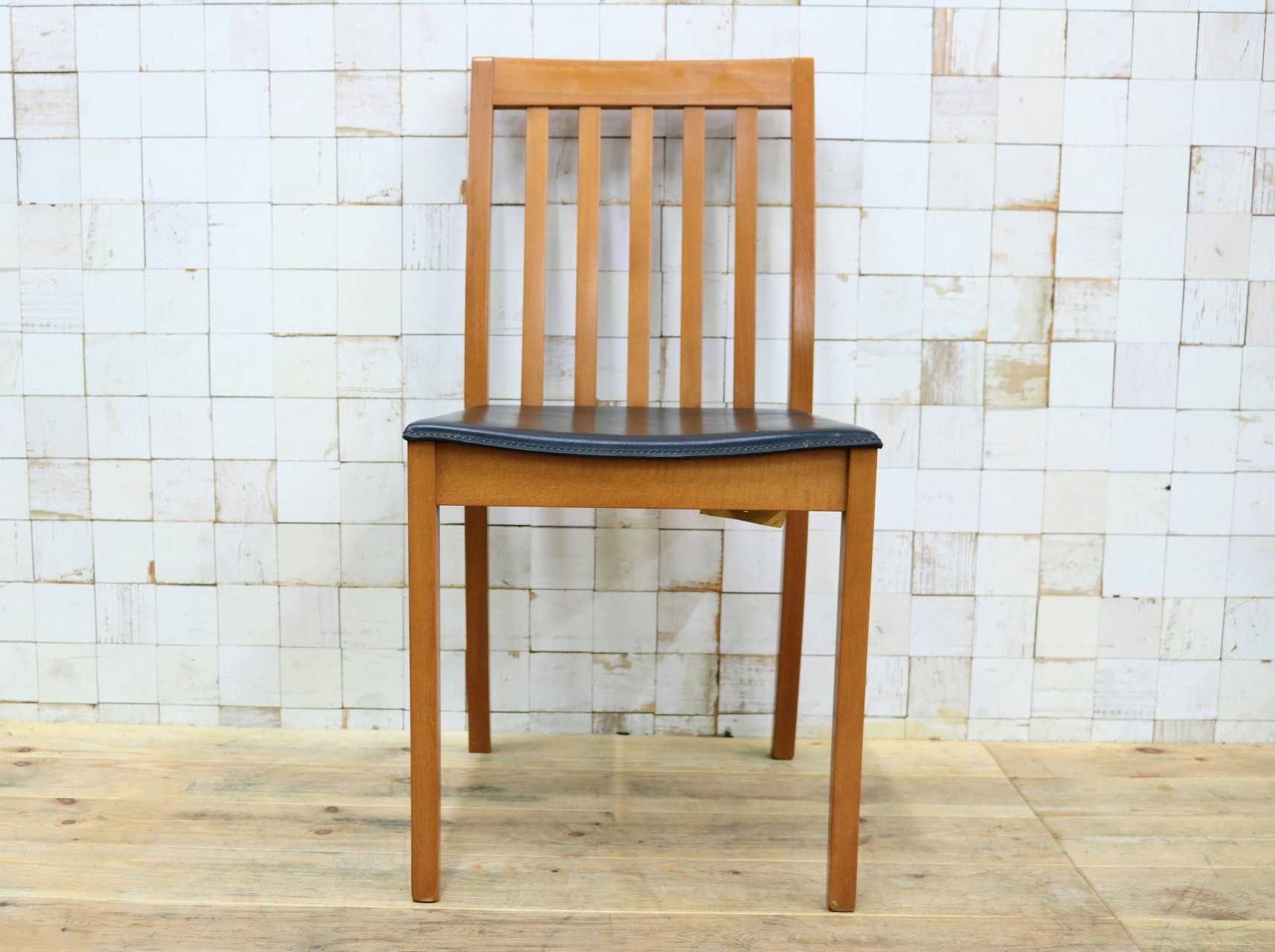 GMHS116A◯Calligaris / カリガリス ダイニングチェア アームレスチェア 食卓椅子 椅子 レザー イタリア ヴィンテージ