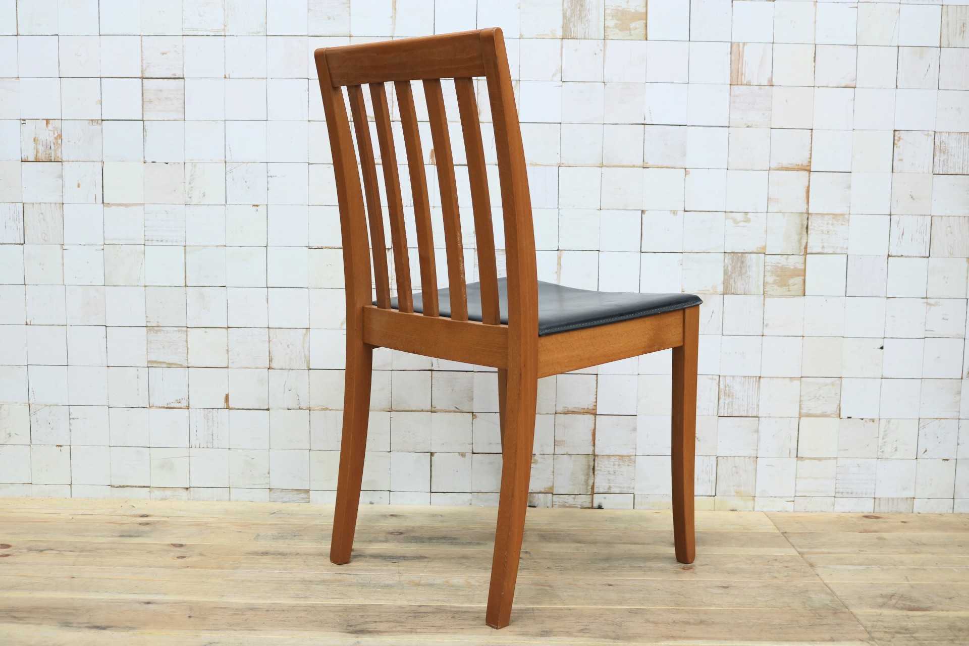 GMHS116A◯Calligaris / カリガリス ダイニングチェア アームレスチェア 食卓椅子 椅子 レザー イタリア ヴィンテージ