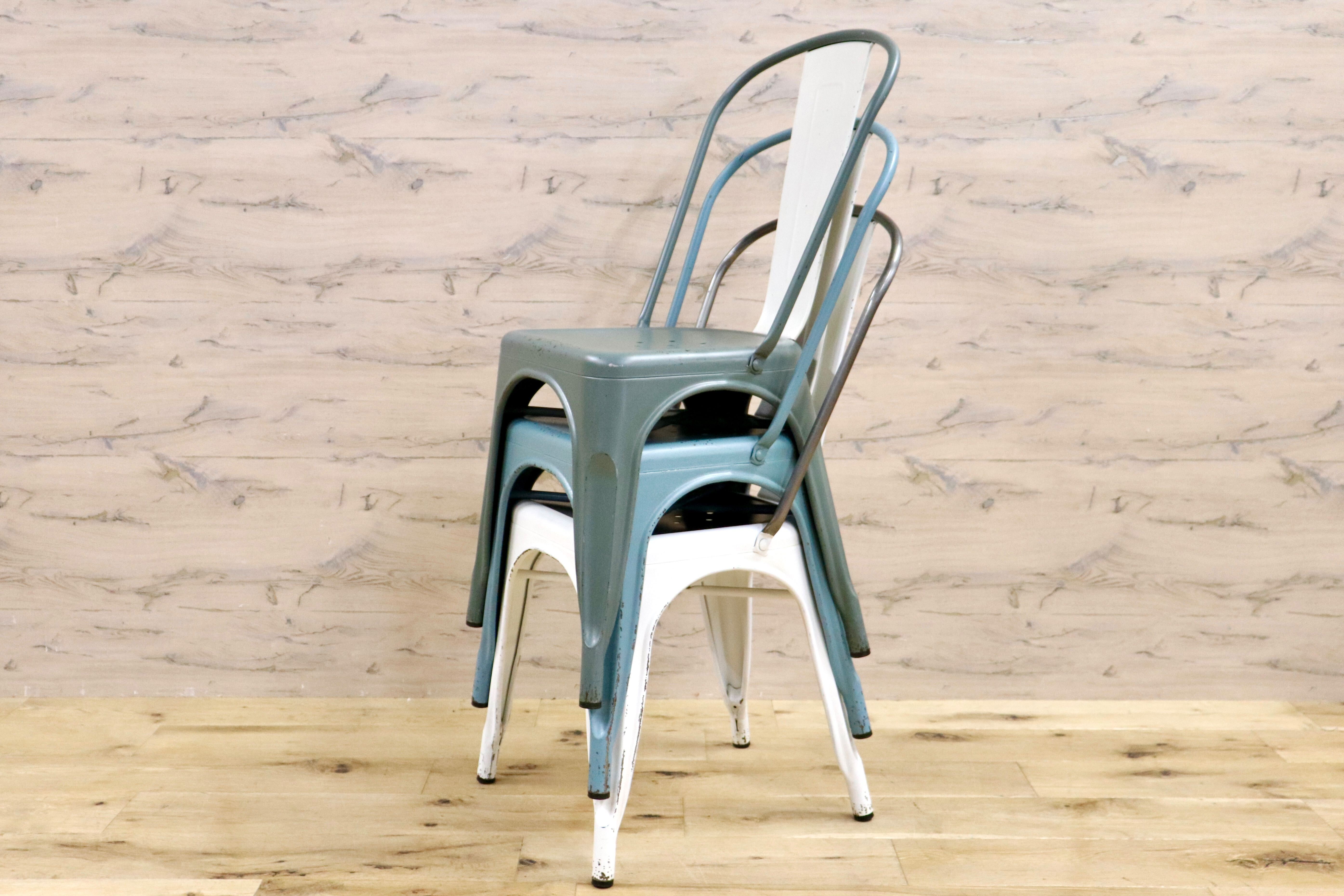 GMHN110B○CRASH GATE / クラッシュゲート GREG グレッグ ダイニングチェア 椅子 3脚セット スタッキング インダストリアル 関家具