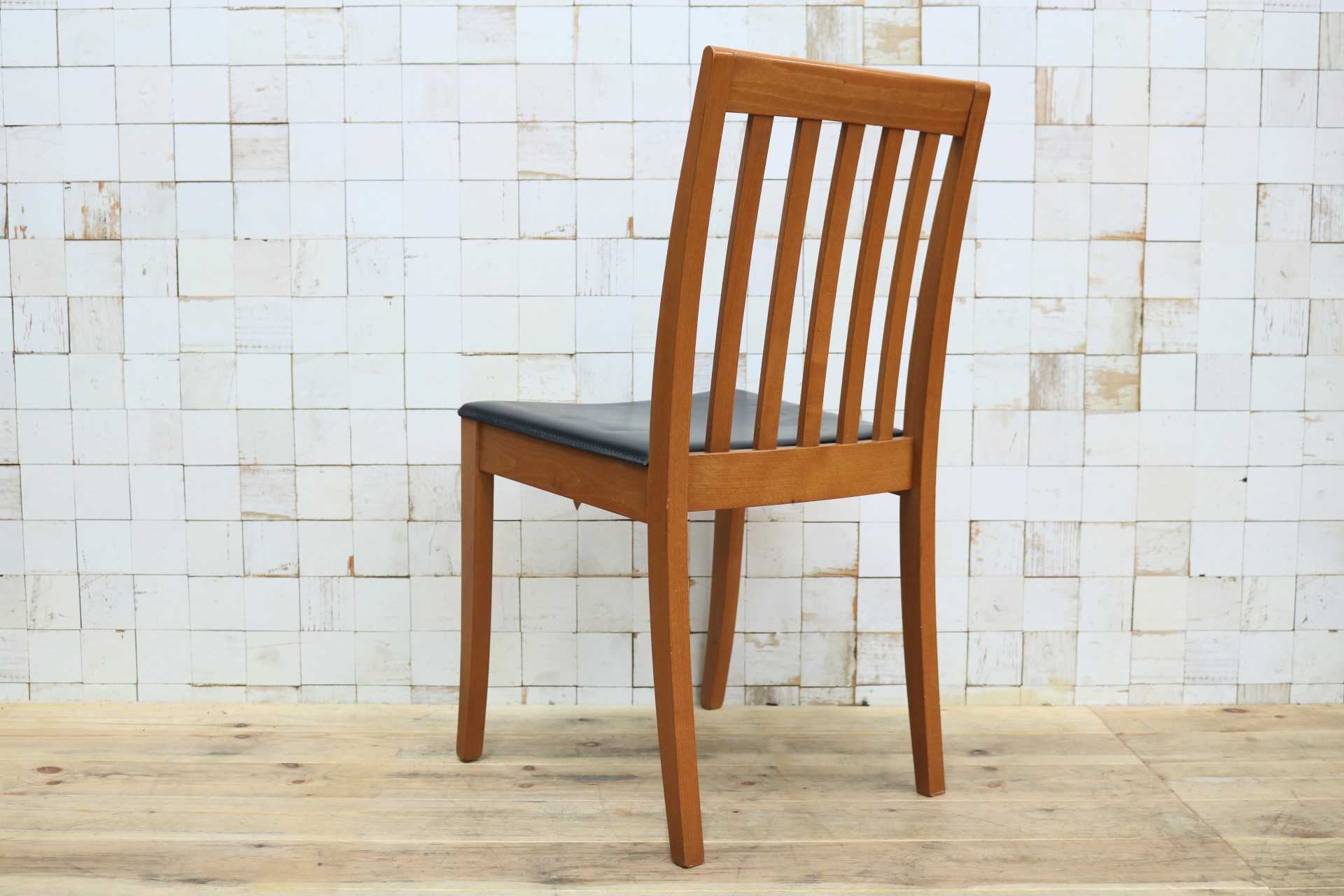 GMHS116A◯Calligaris / カリガリス ダイニングチェア アームレスチェア 食卓椅子 椅子 レザー イタリア ヴィンテージ