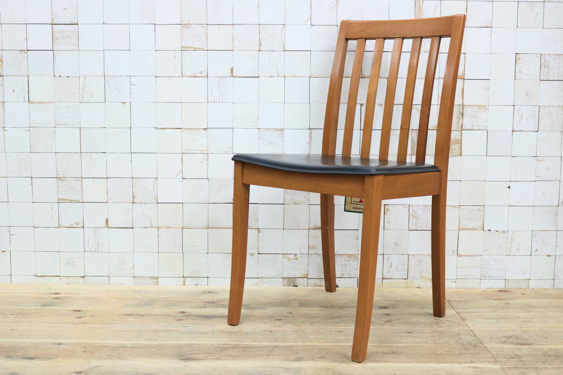 GMHS116B◯Calligaris / カリガリス ダイニングチェア アームレスチェア 食卓椅子 椅子 レザー イタリア ヴィンテージ