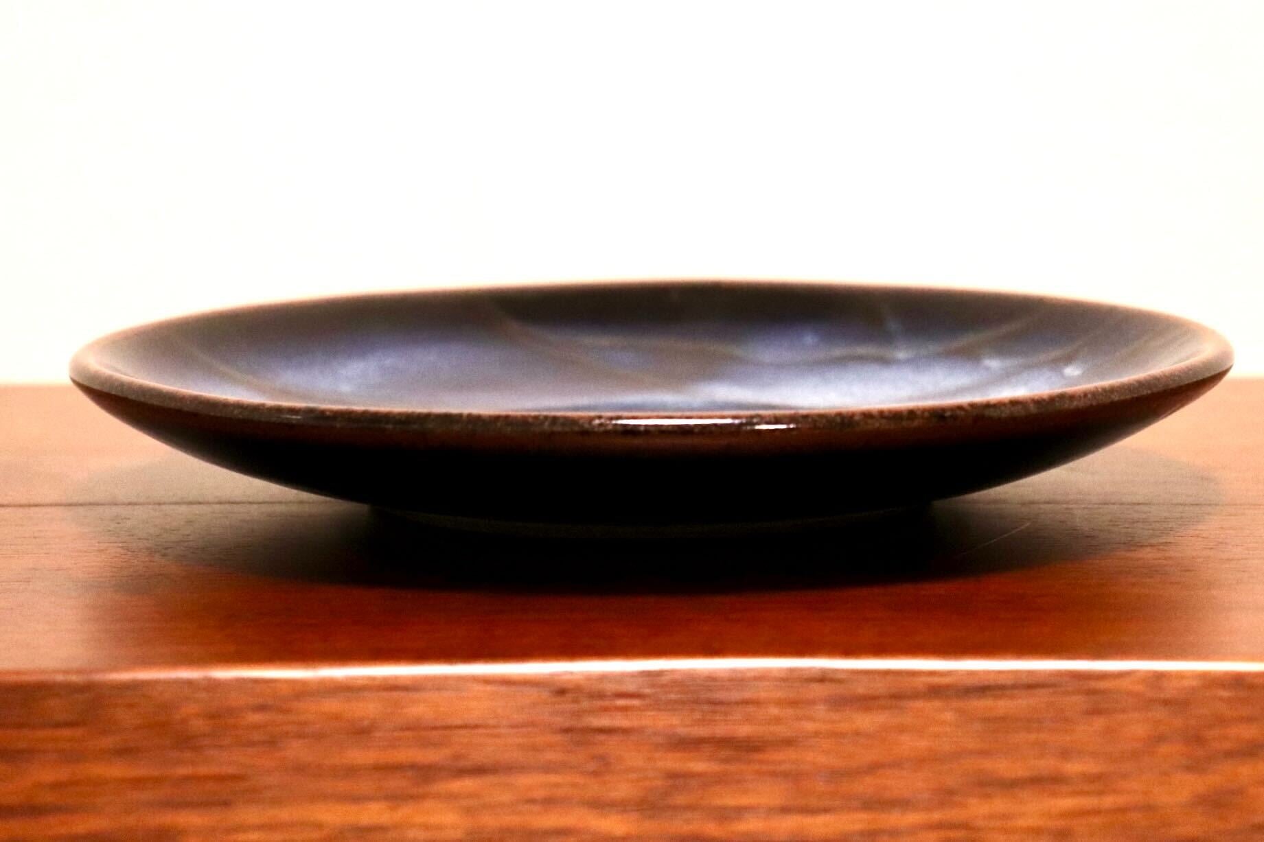 GMIO327A○陶勝窯 丹波焼 網目皿7寸 市野勝 市野勝磯 陶器 工芸品 丹波篠山 未使用