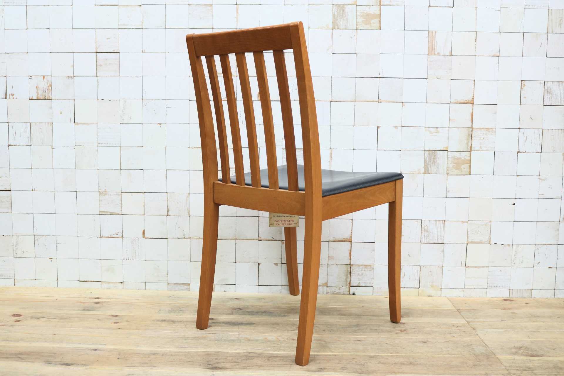 GMHS116B◯Calligaris / カリガリス ダイニングチェア アームレスチェア 食卓椅子 椅子 レザー イタリア ヴィンテージ