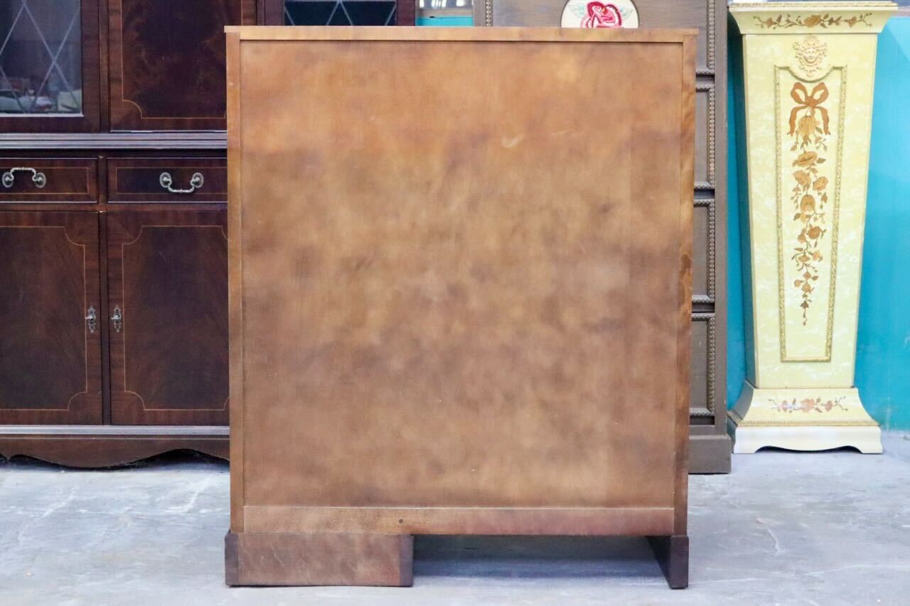 GMIS324○北海道民芸家具 ライティングビューロー デスク 学習机 勉強机 樺材 無垢 作業台 和室 座敷 和家具 古民家 和モダン アンティーク