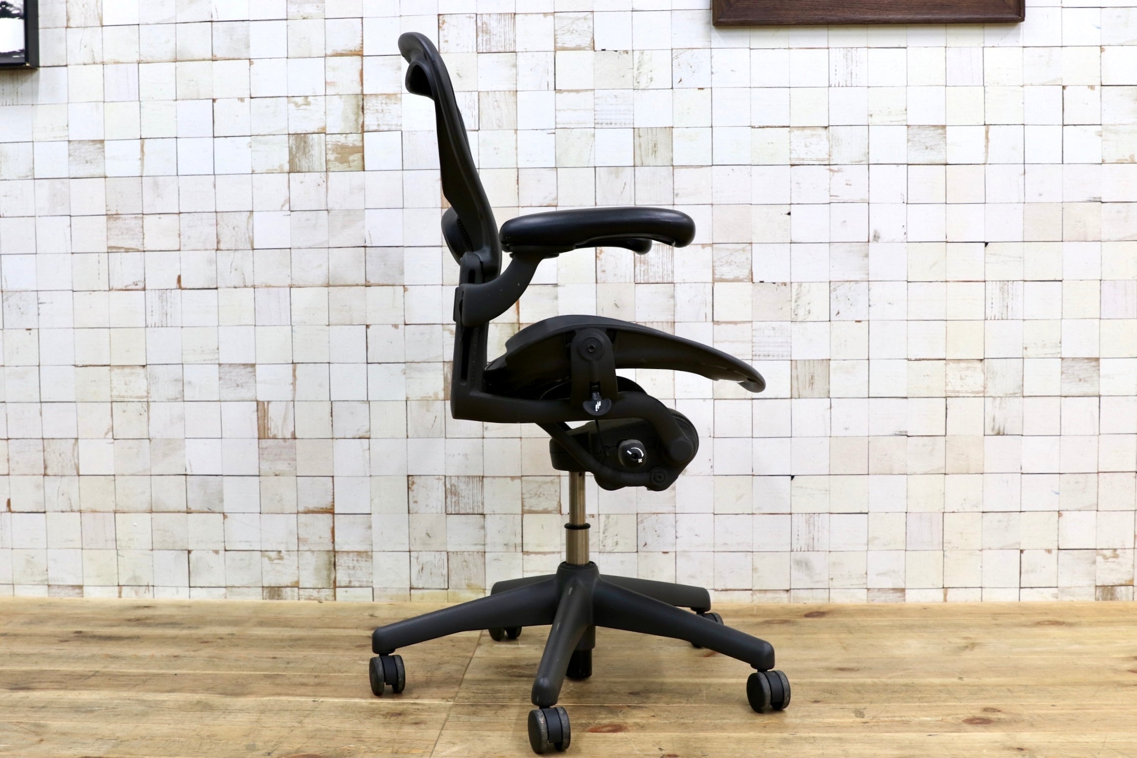 GMJK282○Herman Miller / ハーマンミラー アーロンチェア クラシック Bサイズ フル装備 ランバー メッシュ デスクチェア オフィスチェア