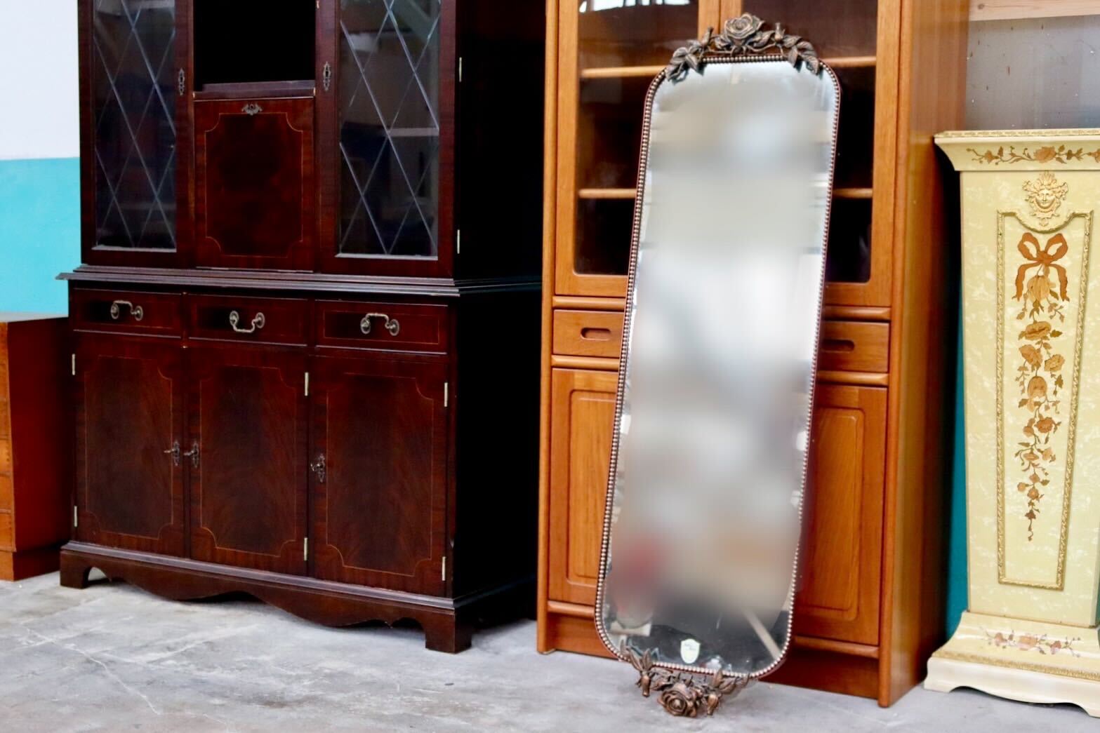 GMIH31○壁掛けミラー ウォールミラー 鏡 姿見 ミラー アンティーク レトロ ヴィンテージ