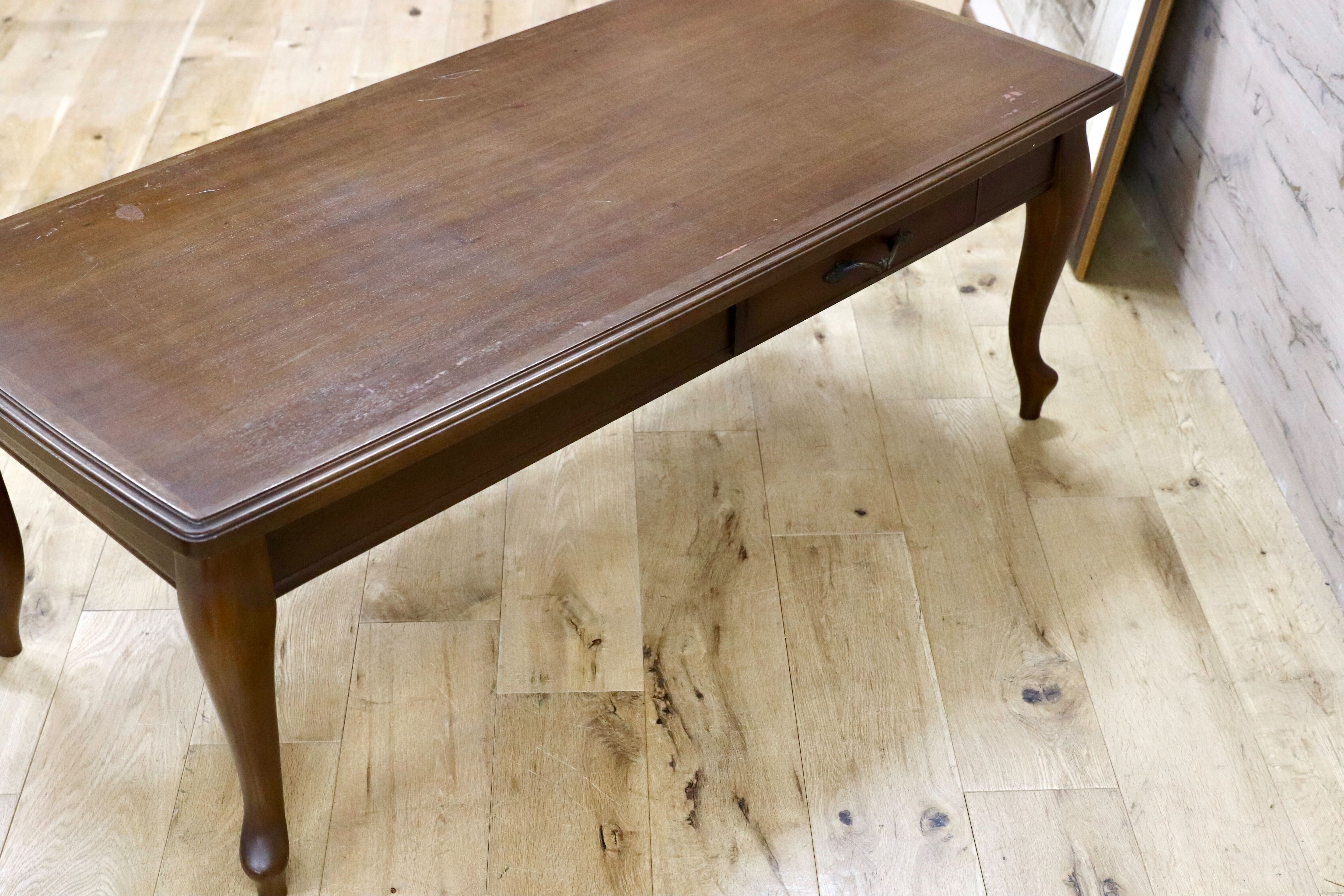 GMGH83○maruni / マルニ オールド アンティーク センターテーブル リビングテーブル クラシック ヴィンテージ 孔雀マルニ