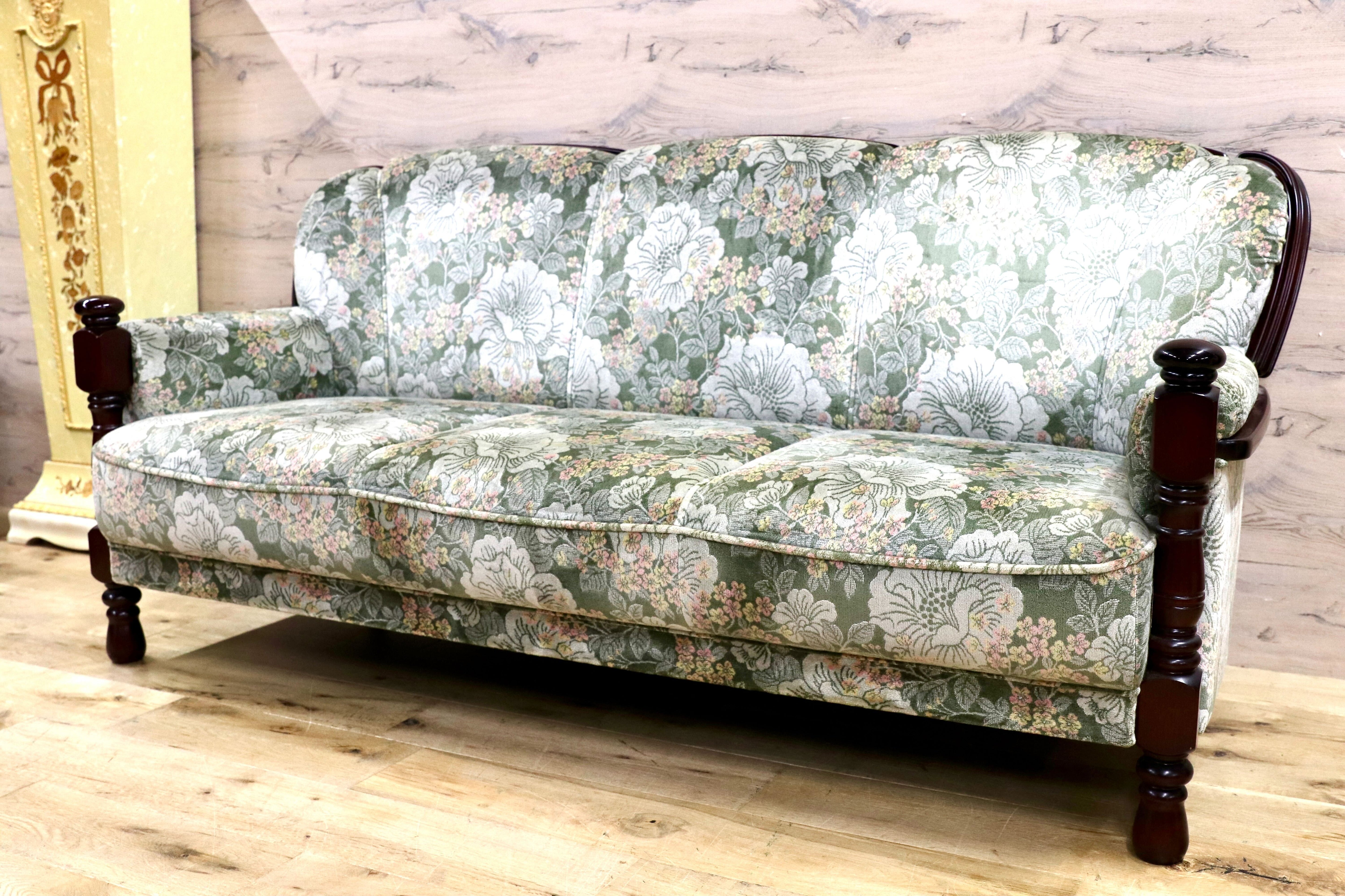 GMHS336B○karimoku / カリモク コロニアル UK26モデル 3人掛けソファ トリプルソファ 長椅子 国産家具 金華山 約17.5万