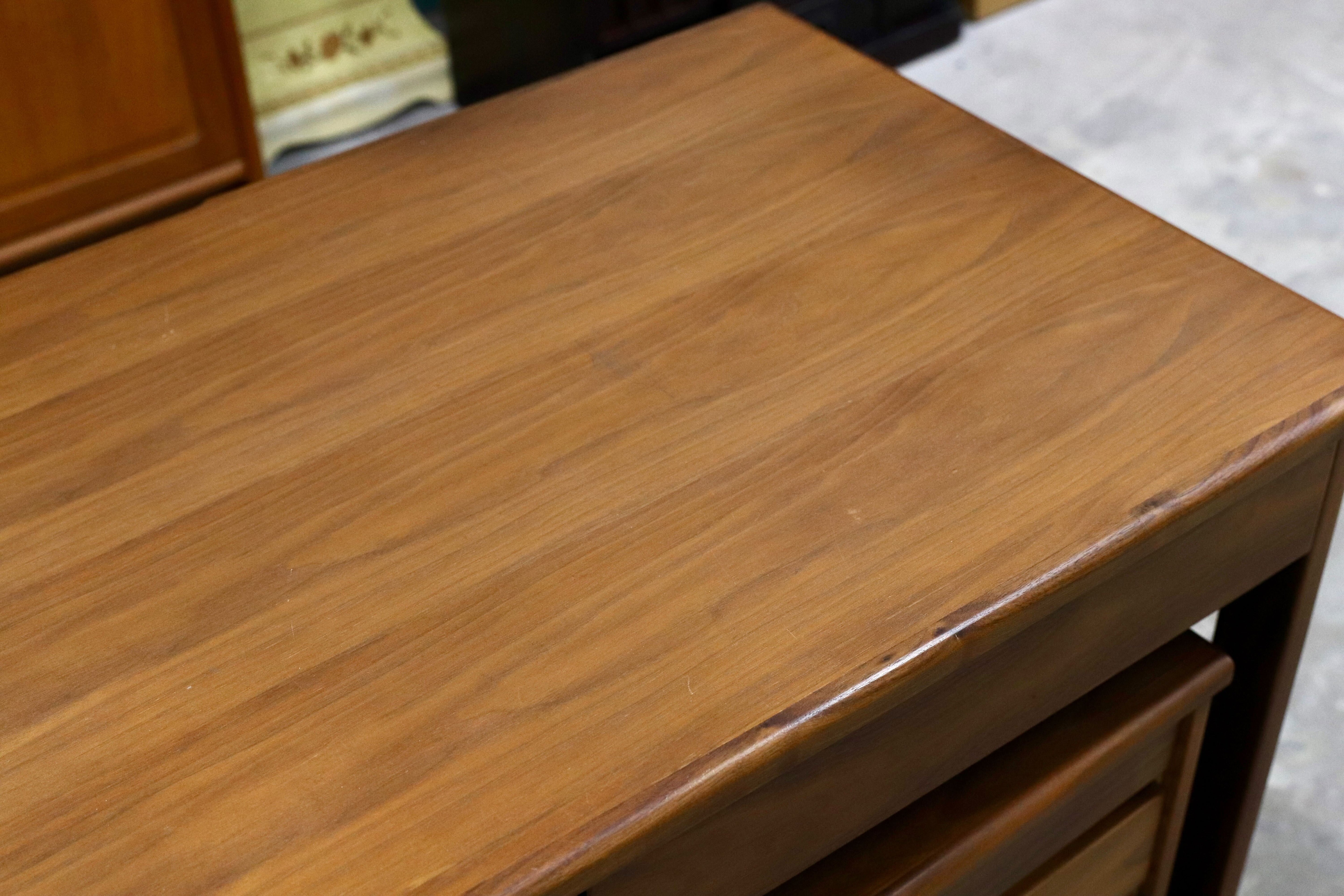 GMIH225B○起立木工 / KIRITSU FURNITURE ウォールナット デスク&ワゴン 学習机 勉強机 北欧モダン