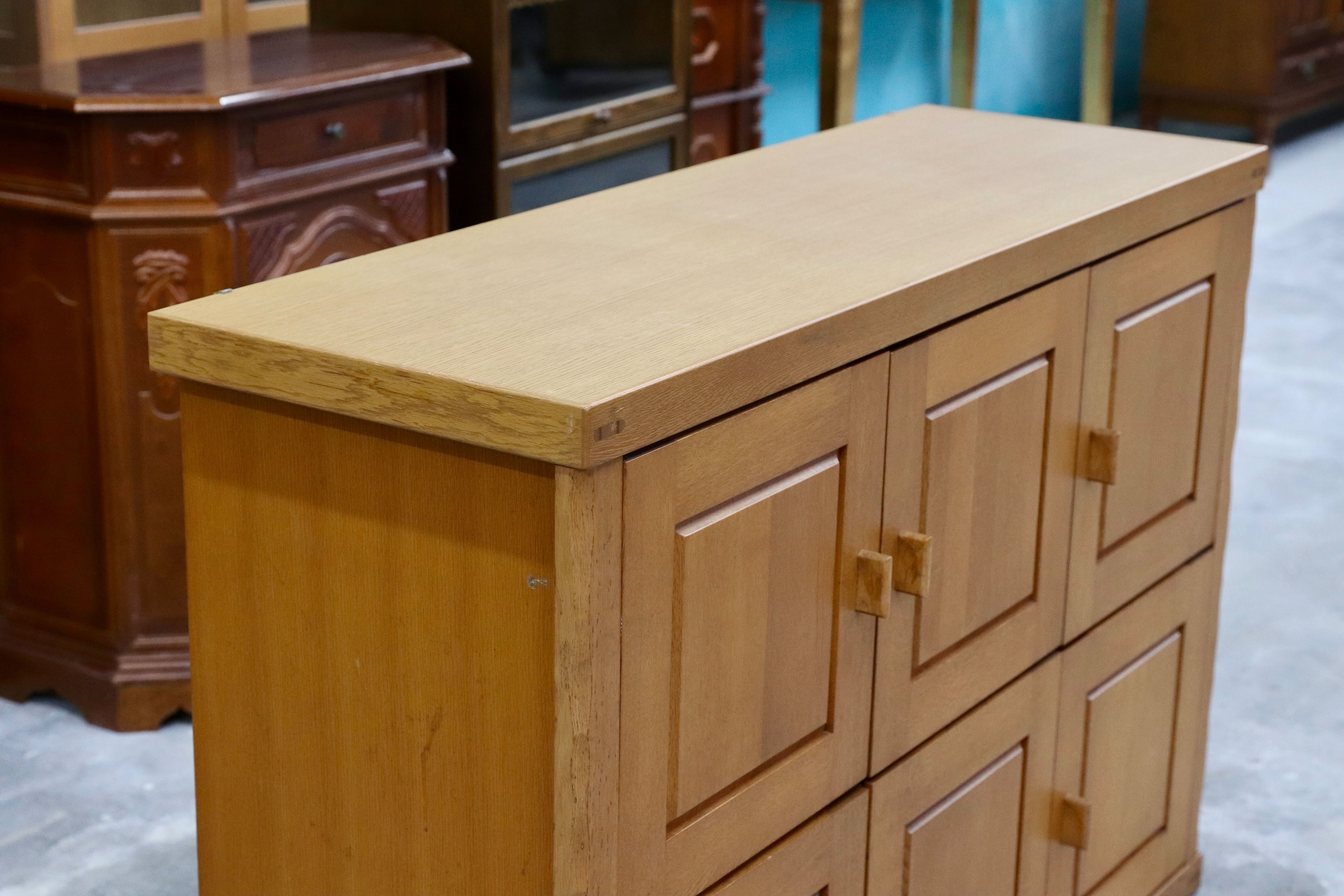 GMHH452A○飛騨産業 / HIDA キツツキ サイドボード リビングボード オーク材 収納家具 キャビネット ヴィンテージ