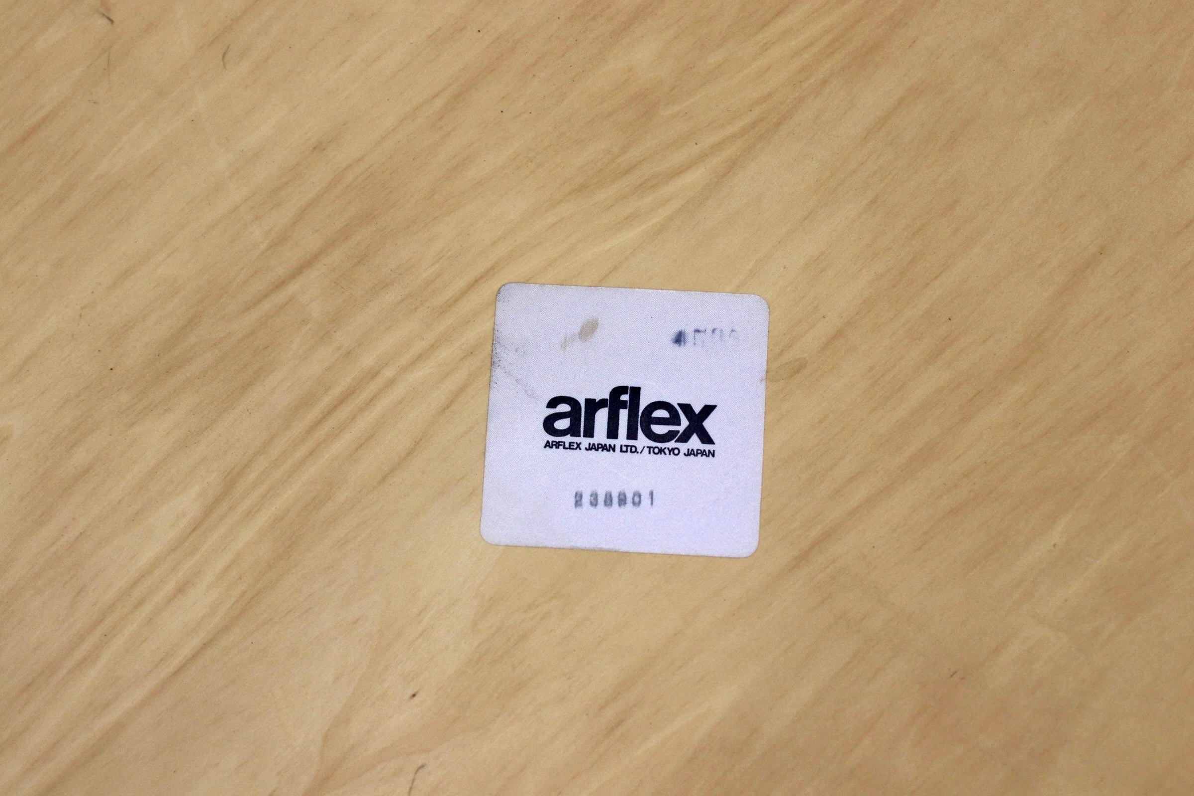 GMJH114○arflex / アルフレックス STATION 2 ステーション2 ラウンドダイニングテーブル オーク材 クローム脚 モダン ヴィンテージ 廃番