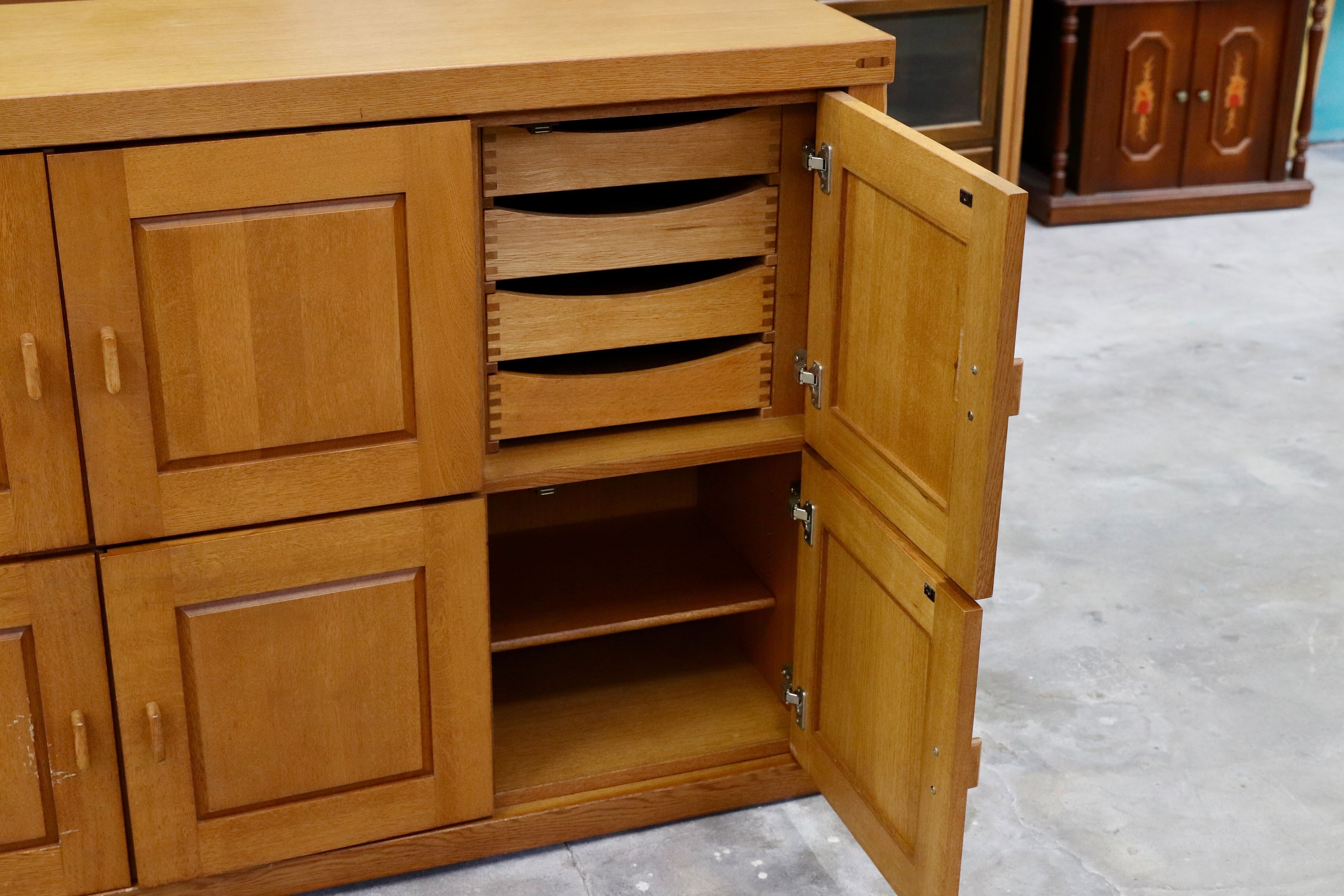 GMHH452A○飛騨産業 / HIDA キツツキ サイドボード リビングボード オーク材 収納家具 キャビネット ヴィンテージ