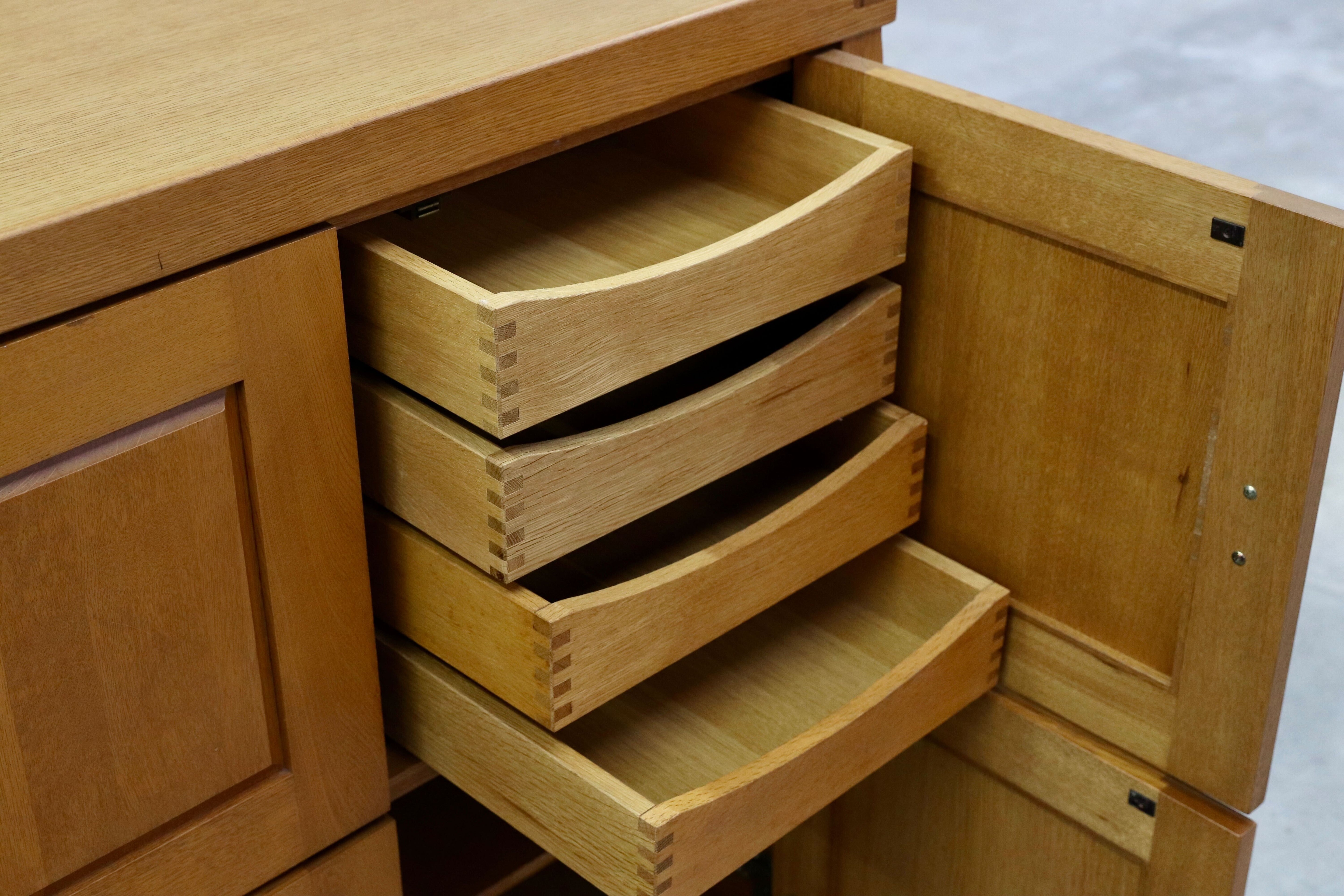 GMHH452A○飛騨産業 / HIDA キツツキ サイドボード リビングボード オーク材 収納家具 キャビネット ヴィンテージ