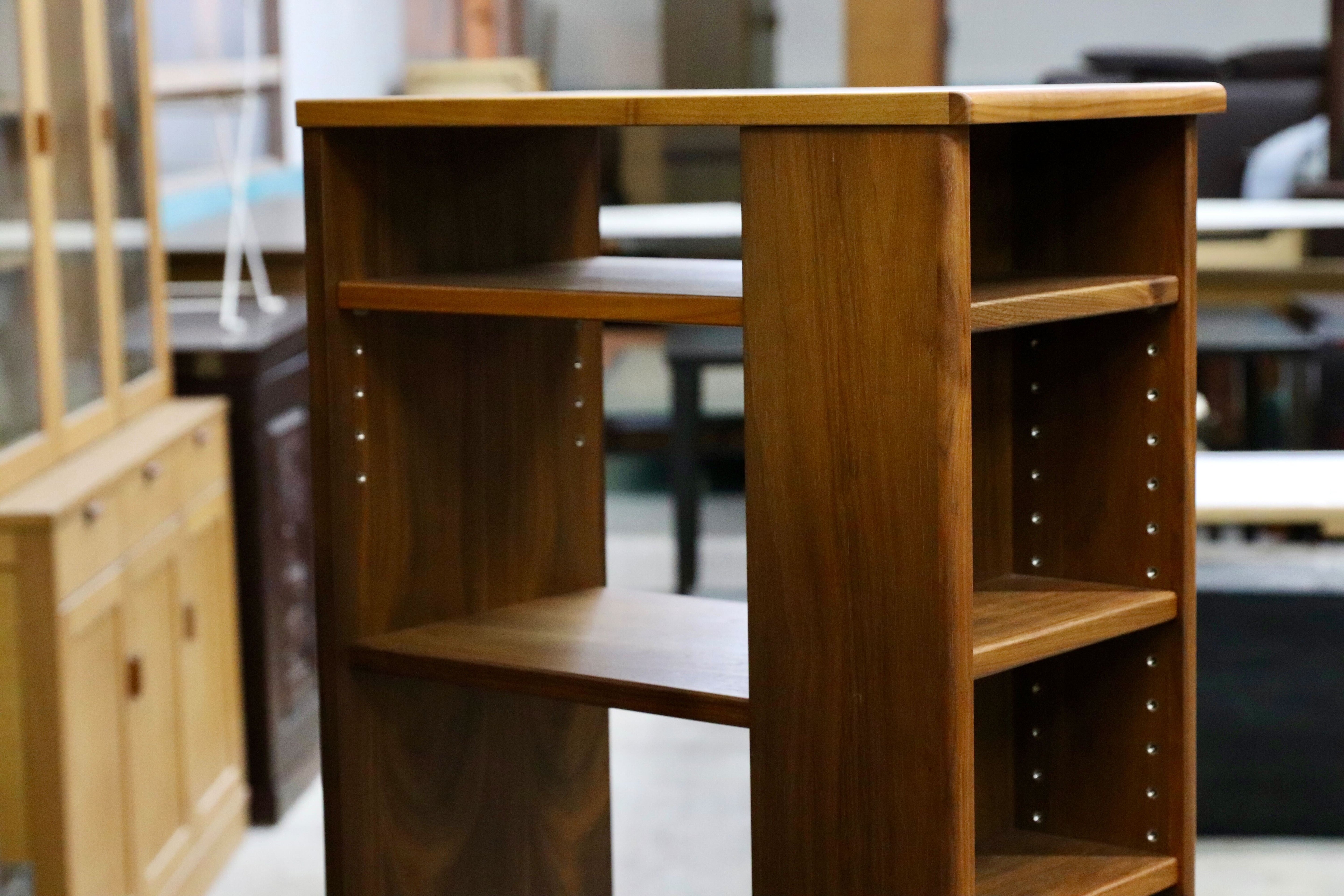 GMIH225C○起立木工 / KIRITSU FURNITURE ウォールナット デスクサイドラック 本棚 ブックシェルフ 棚 オープンシェルフ 北欧モダン