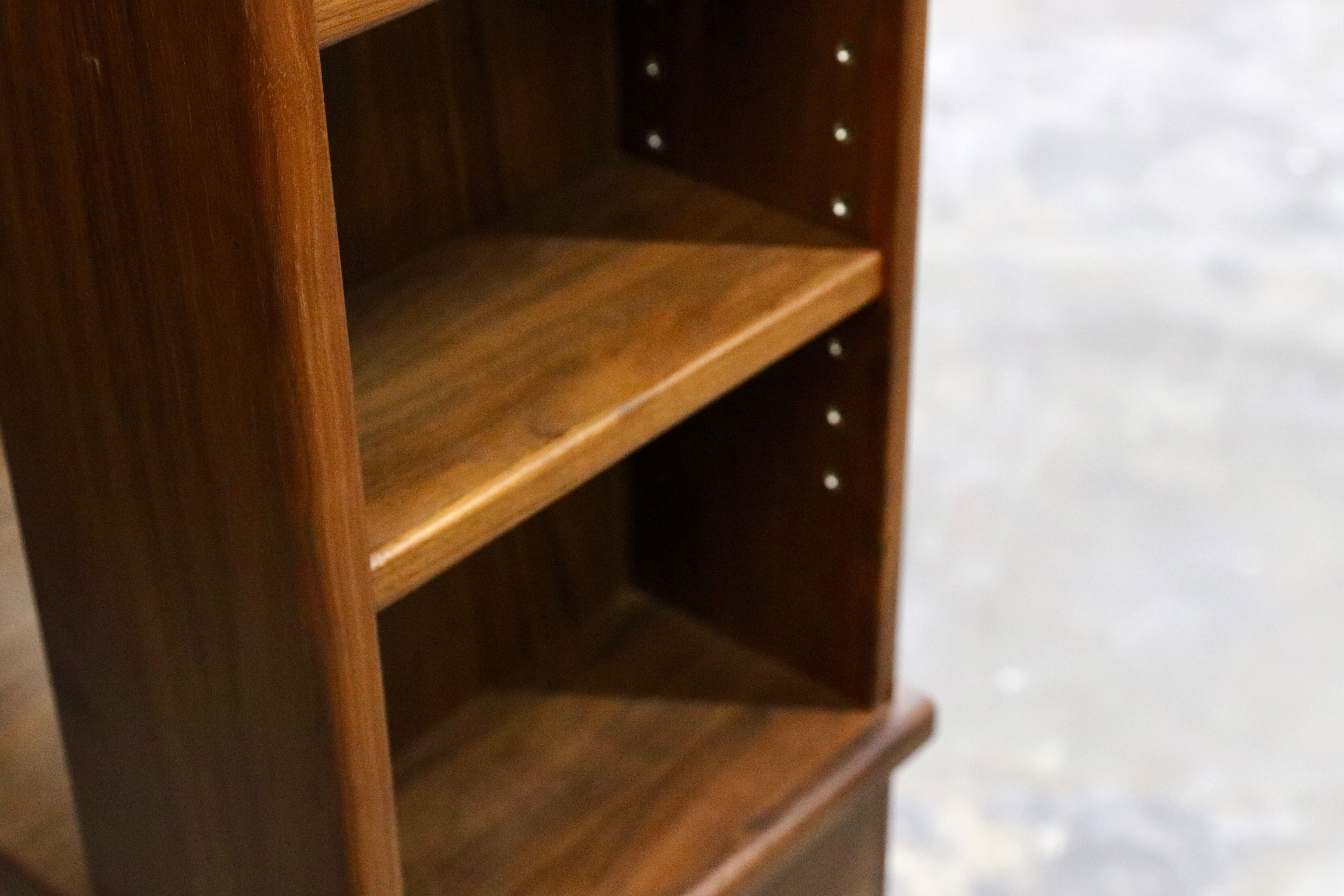 GMIH225C○起立木工 / KIRITSU FURNITURE ウォールナット デスクサイドラック 本棚 ブックシェルフ 棚 オープンシェルフ 北欧モダン