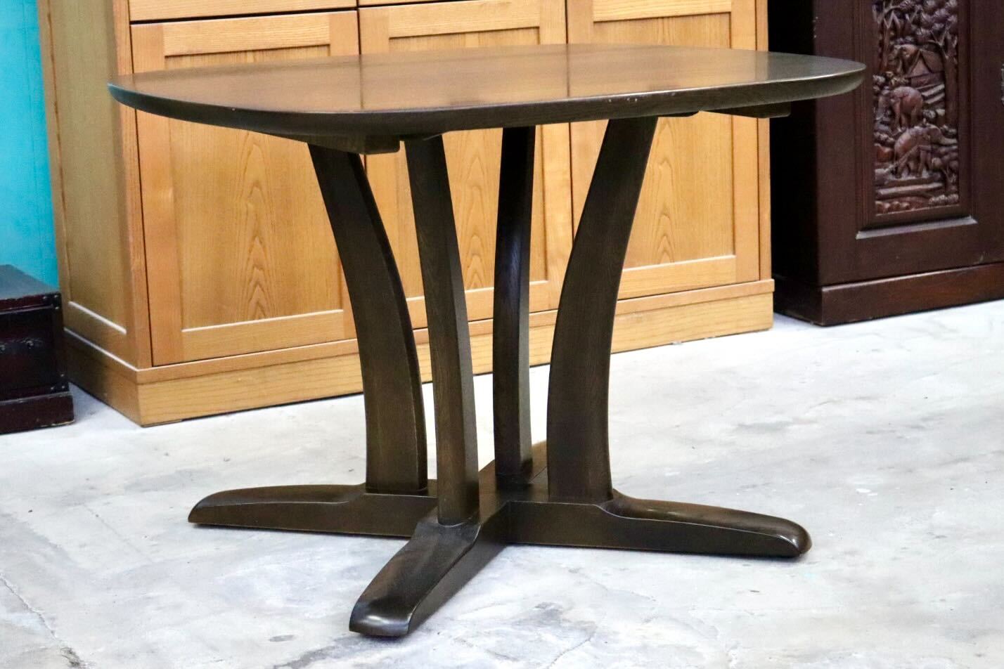 GMIK599○イバタインテリア / ibata ダイニングテーブル 食卓机 作業台 オーク材 モダン 飛騨家具 国産家具