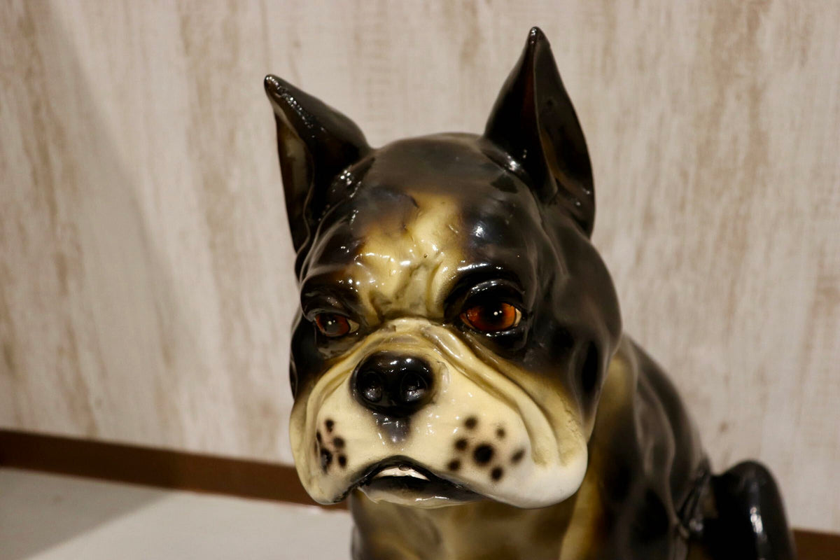 GMJS360◯ヴィンテージ 犬 オブジェ 置物 インテリア ブルドッグ系