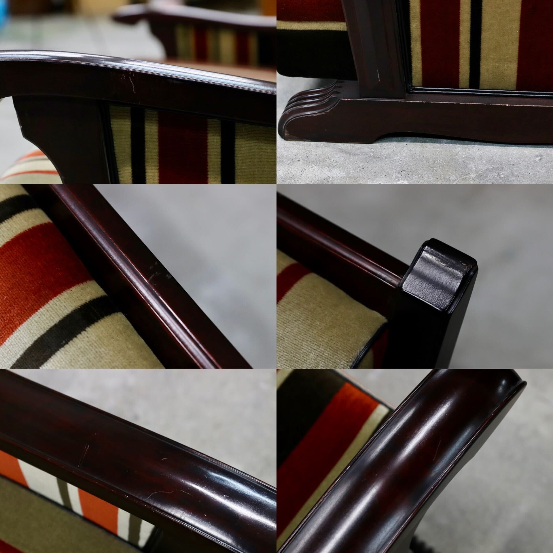 GMHK438C○モリシゲ / MORISHIGE 3人掛けソファ トリプルソファ 和モダン IDC大塚家具 クラシック ヴィンテージ 大正モダン