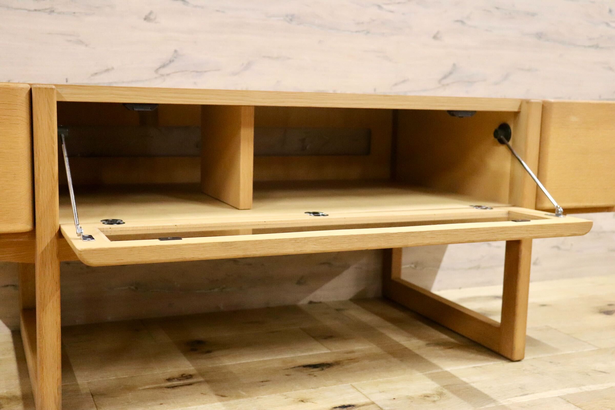 GMHK472○久和屋 / KUWAYA エレメントフロアー TVボード AVボード ローボード リビング収納 楢材 北欧スタイルACTUS