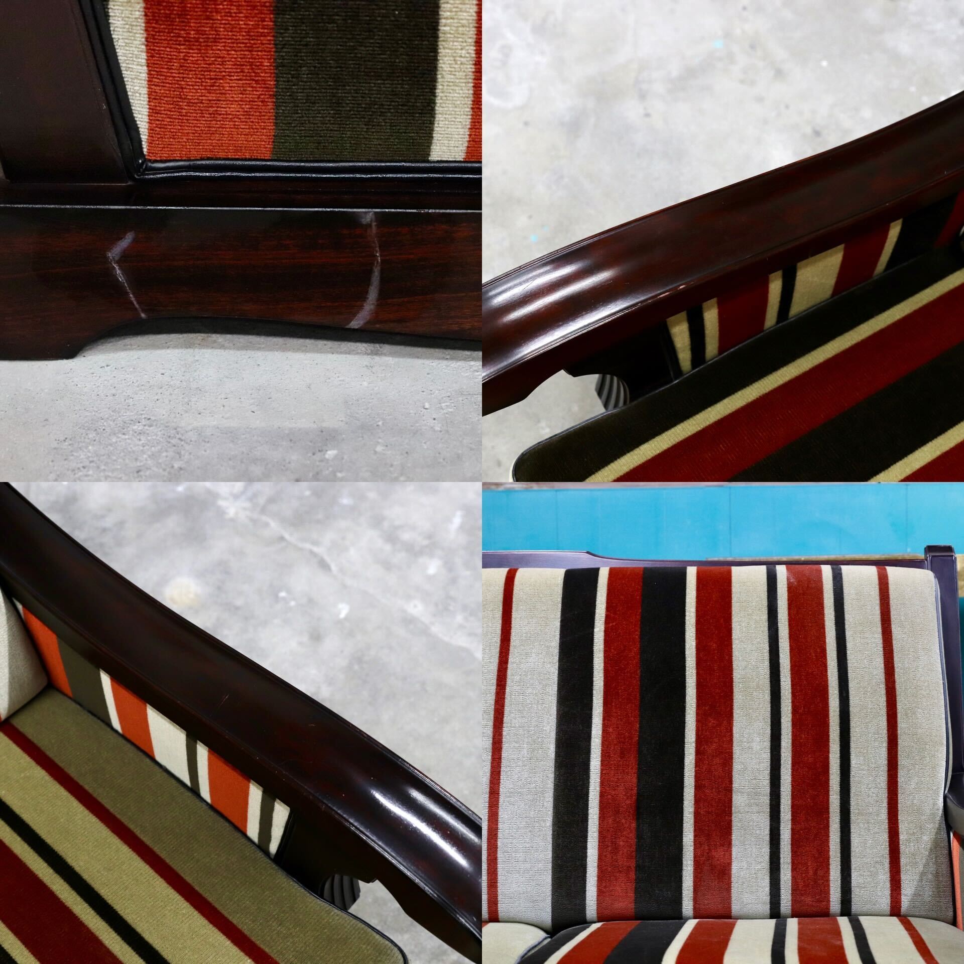 GMHK438C○モリシゲ / MORISHIGE 3人掛けソファ トリプルソファ 和モダン IDC大塚家具 クラシック ヴィンテージ 大正モダン