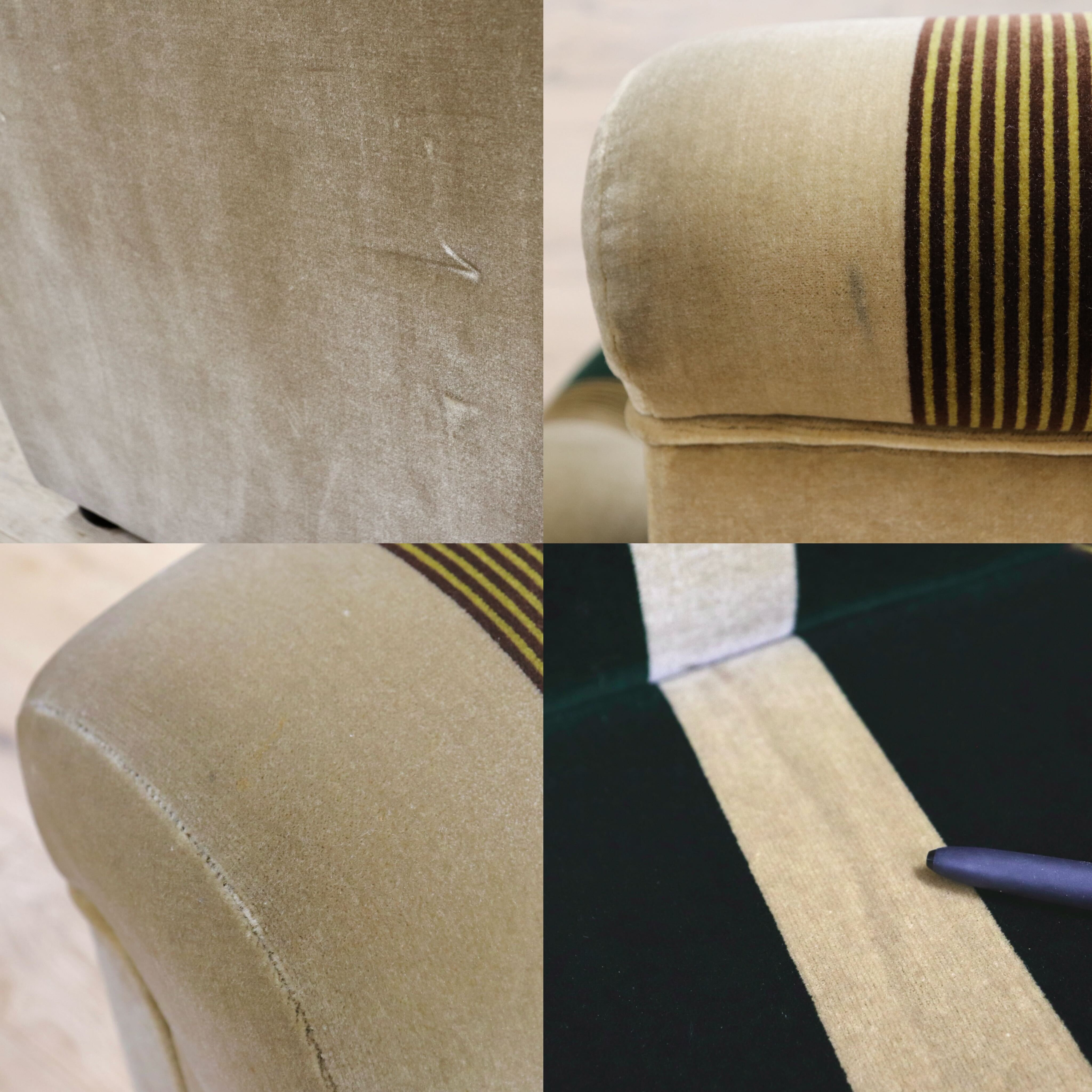 GMIH353B○オールドカリモク karimoku シングルソファ 1人掛けソファ ヴィンテージ ファブリック レトロモダン ミッドセンチュリー