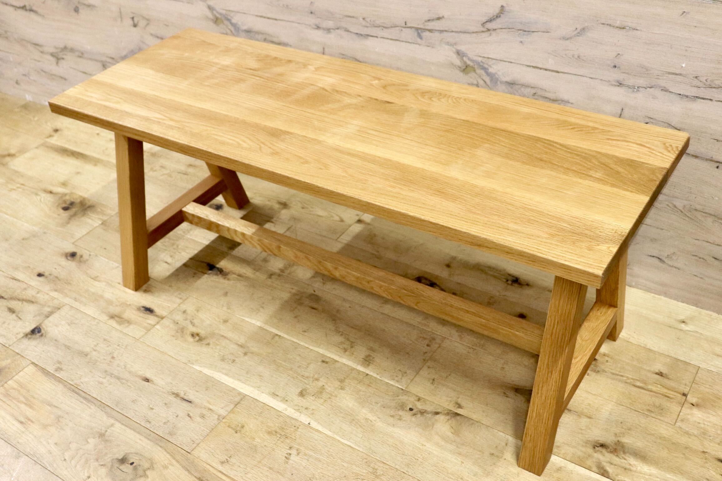 GMIK786○unico / ウニコ ELEMT エレムト ベンチ 椅子 シンプル ナチュラル オーク材 ファブリック 北欧スタイル 定価3.5万